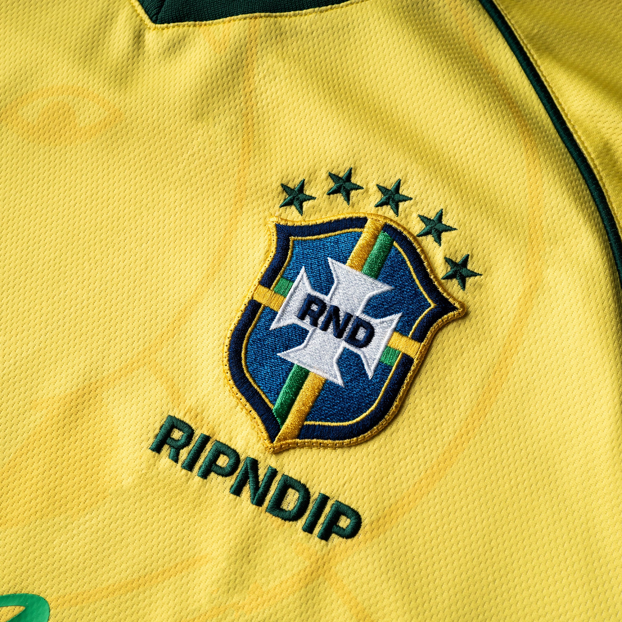RIPNDIP RND Cup Brazil Soccer Jersey (Yellow/Green)