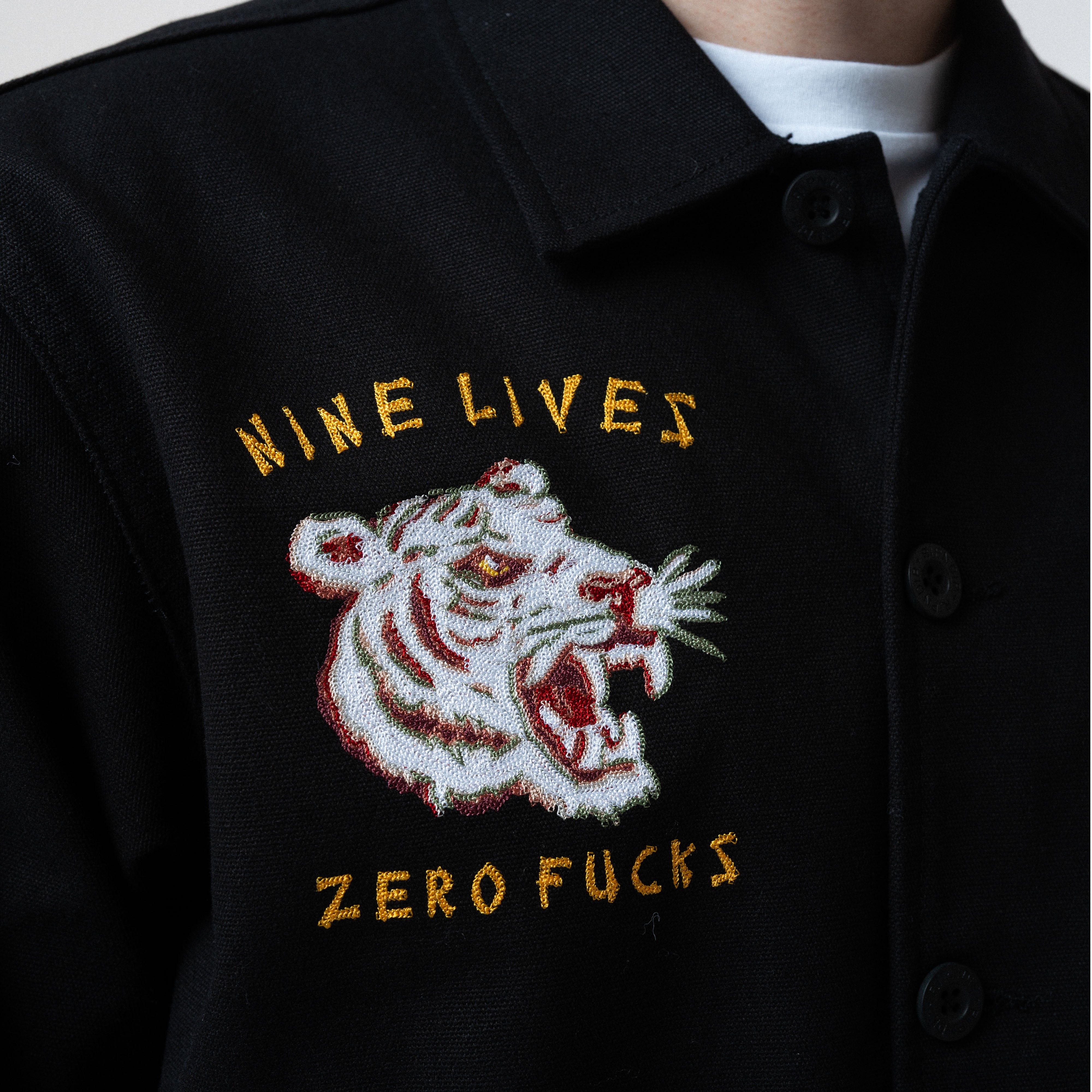 RIPNDIP Nine Lives Military Jacket (Black)