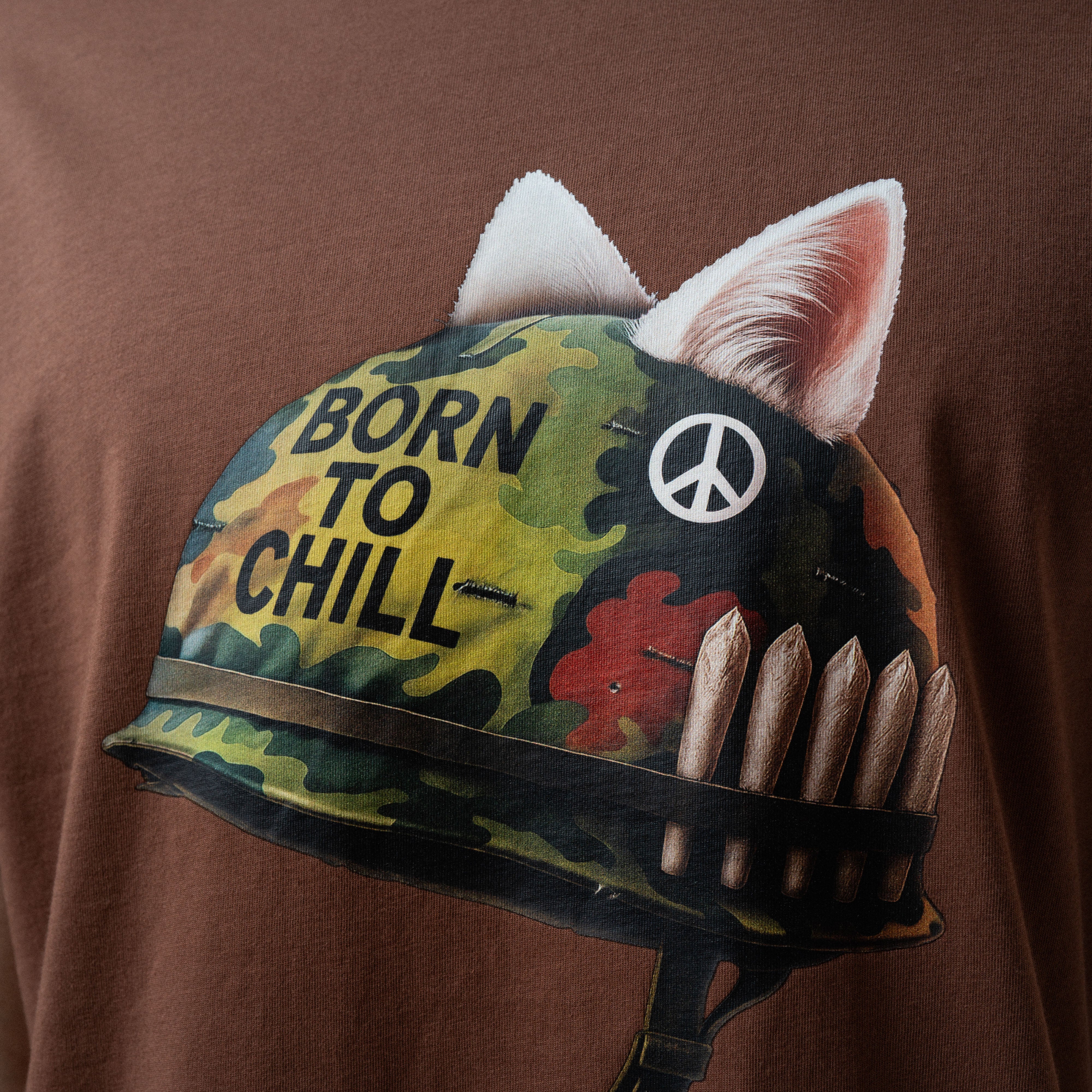 RIPNDIP Born To Chill Tee (Brown)