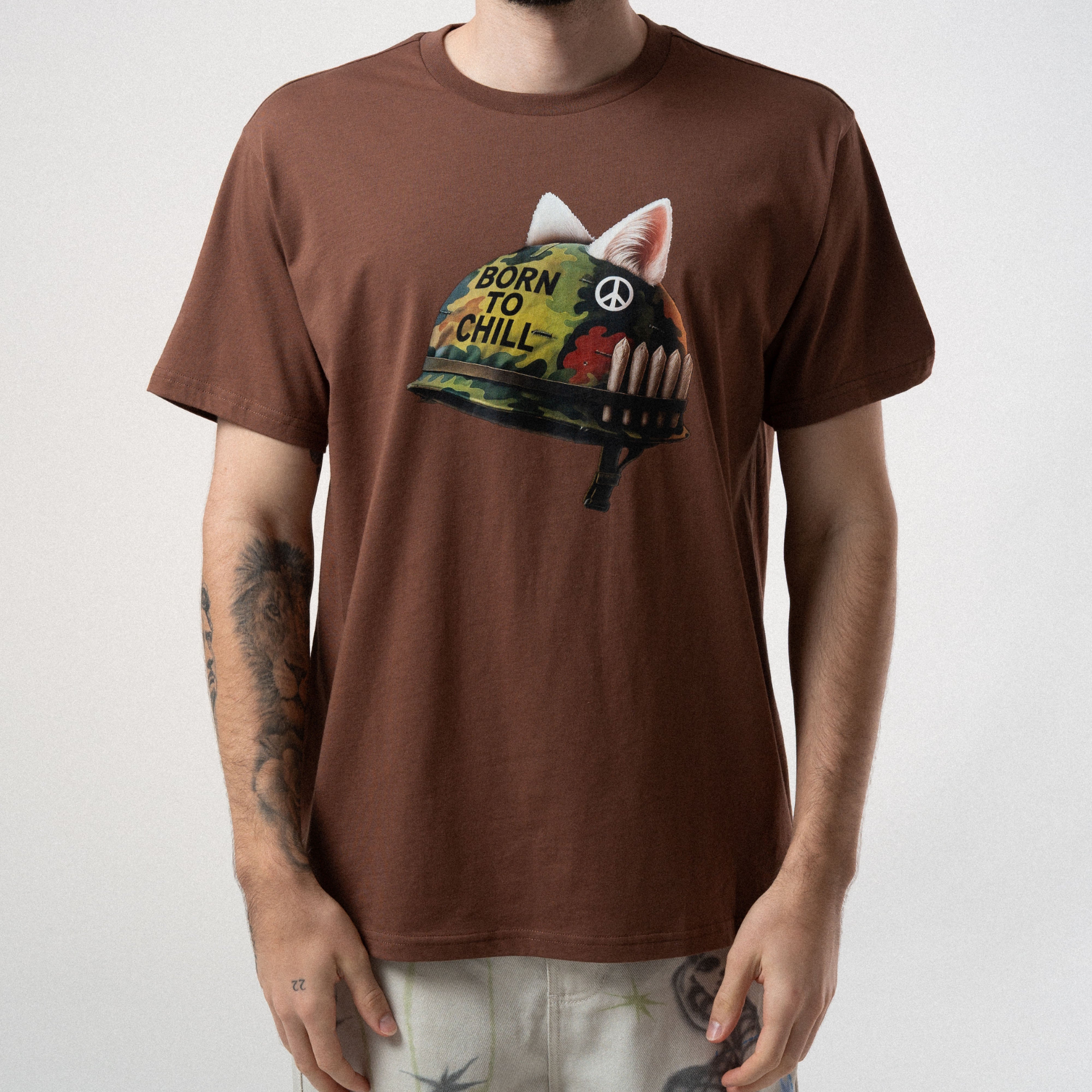 RIPNDIP Born To Chill Tee (Brown)