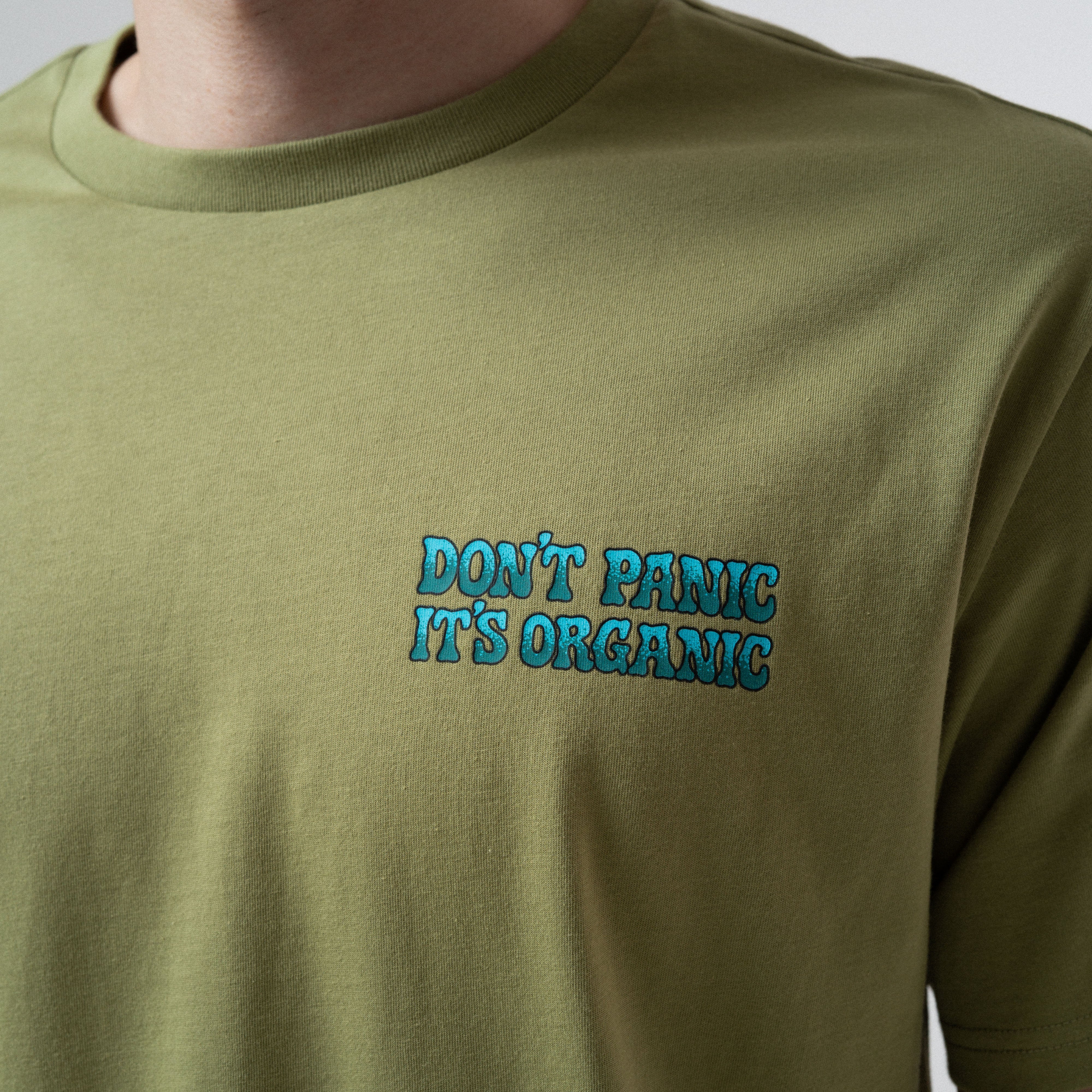 RIPNDIP Don't Panic Tee (Light Forest)