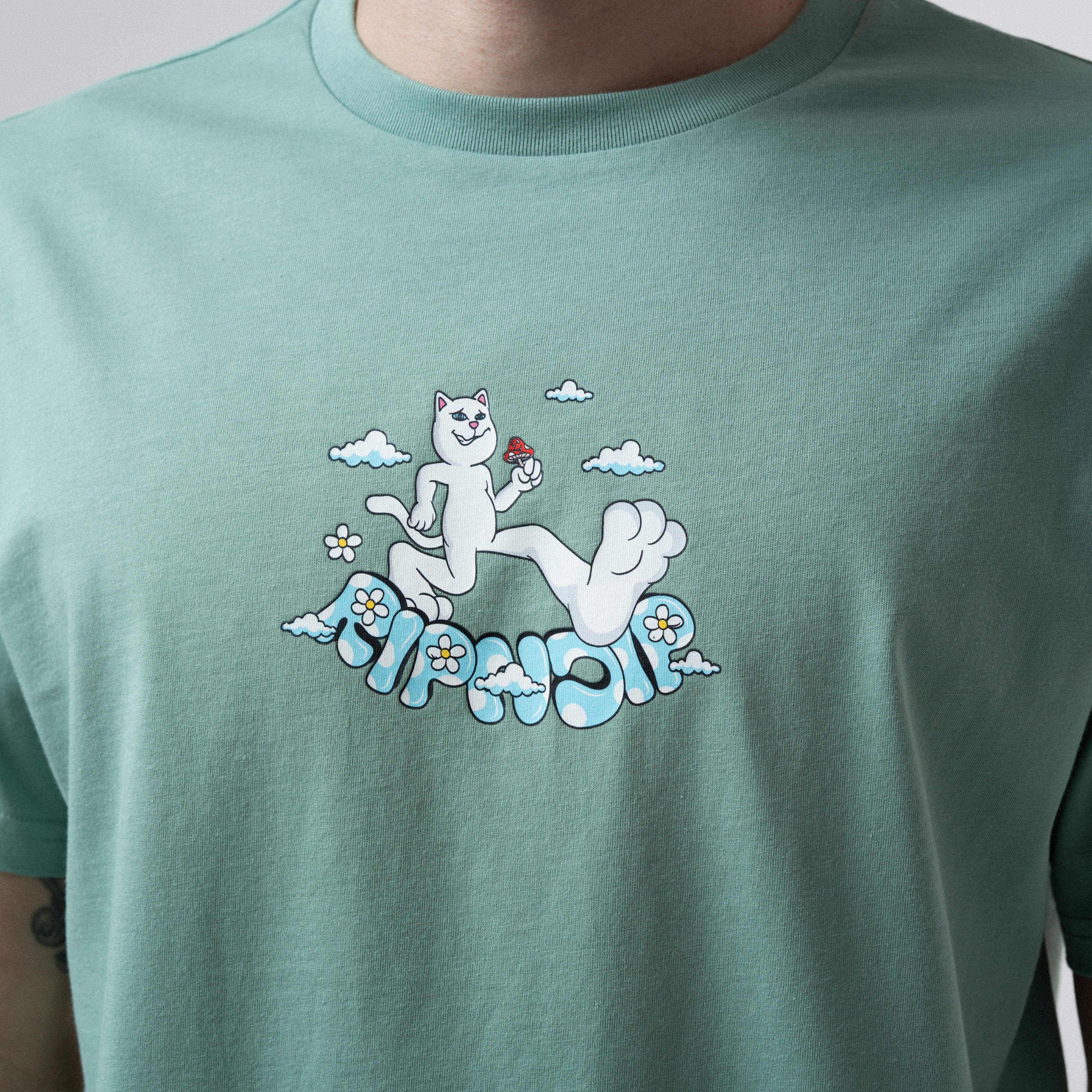 RIPNDIP Heaven To Me Tee (Pine)