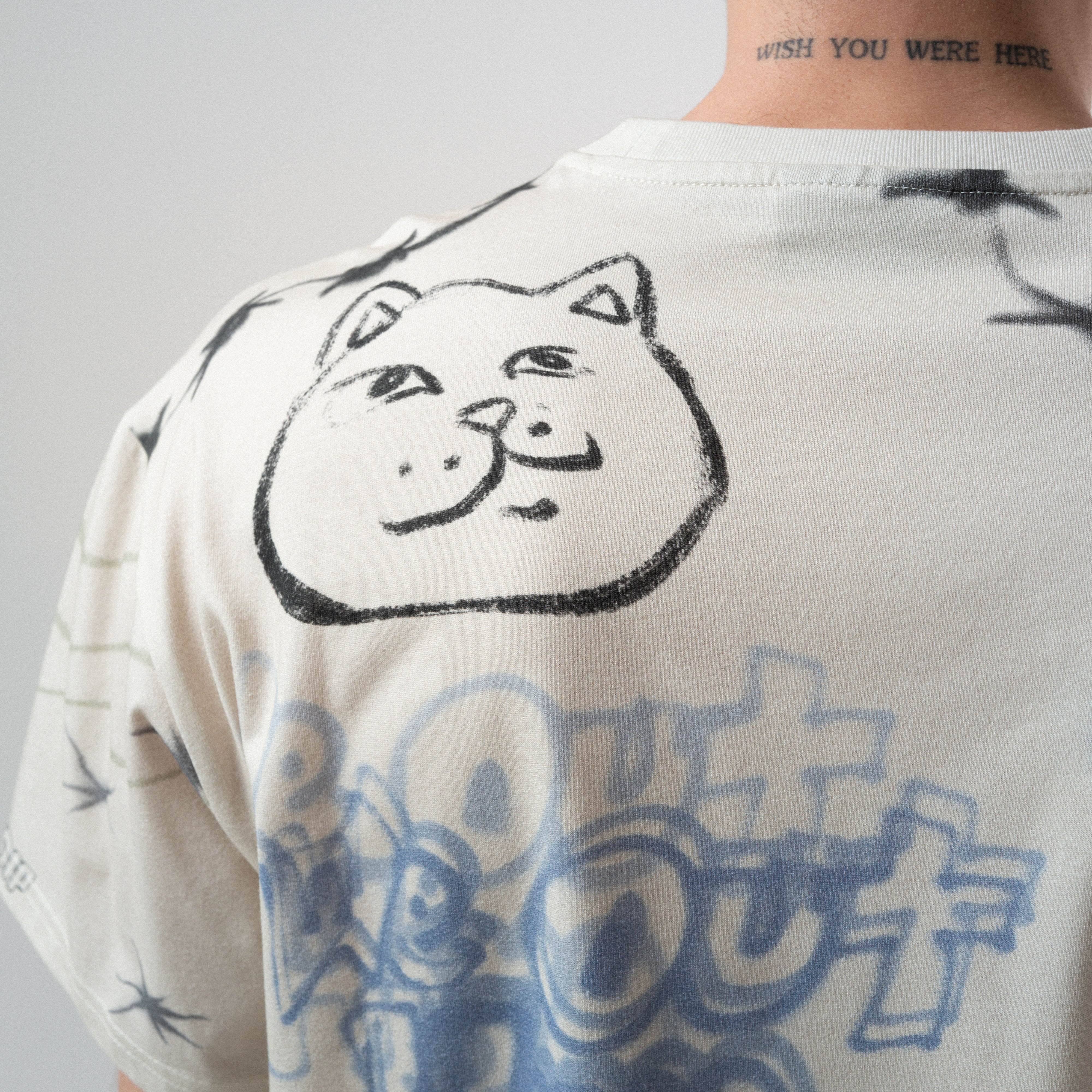 RIPNDIP Goosebumps Tee (Bone)