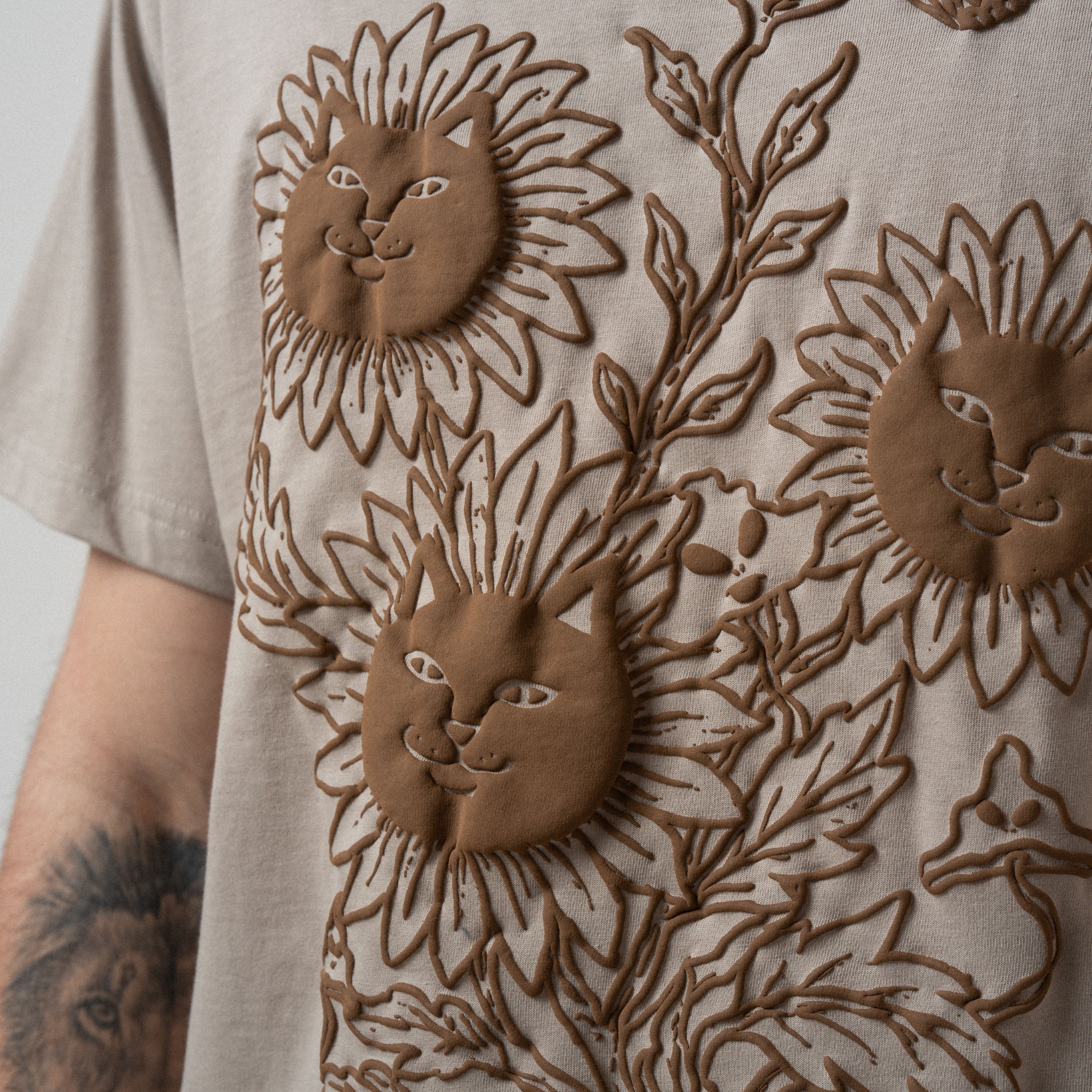 RIPNDIP Where The Flowers Bloom Tee (Sand)