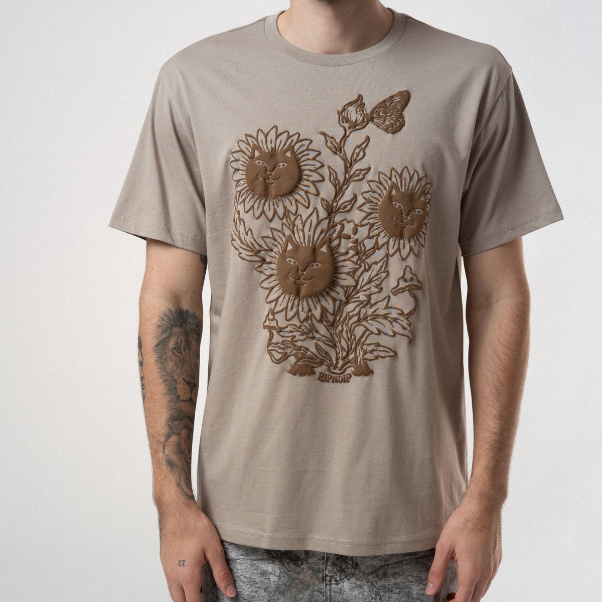 RIPNDIP Where The Flowers Bloom Tee (Sand)