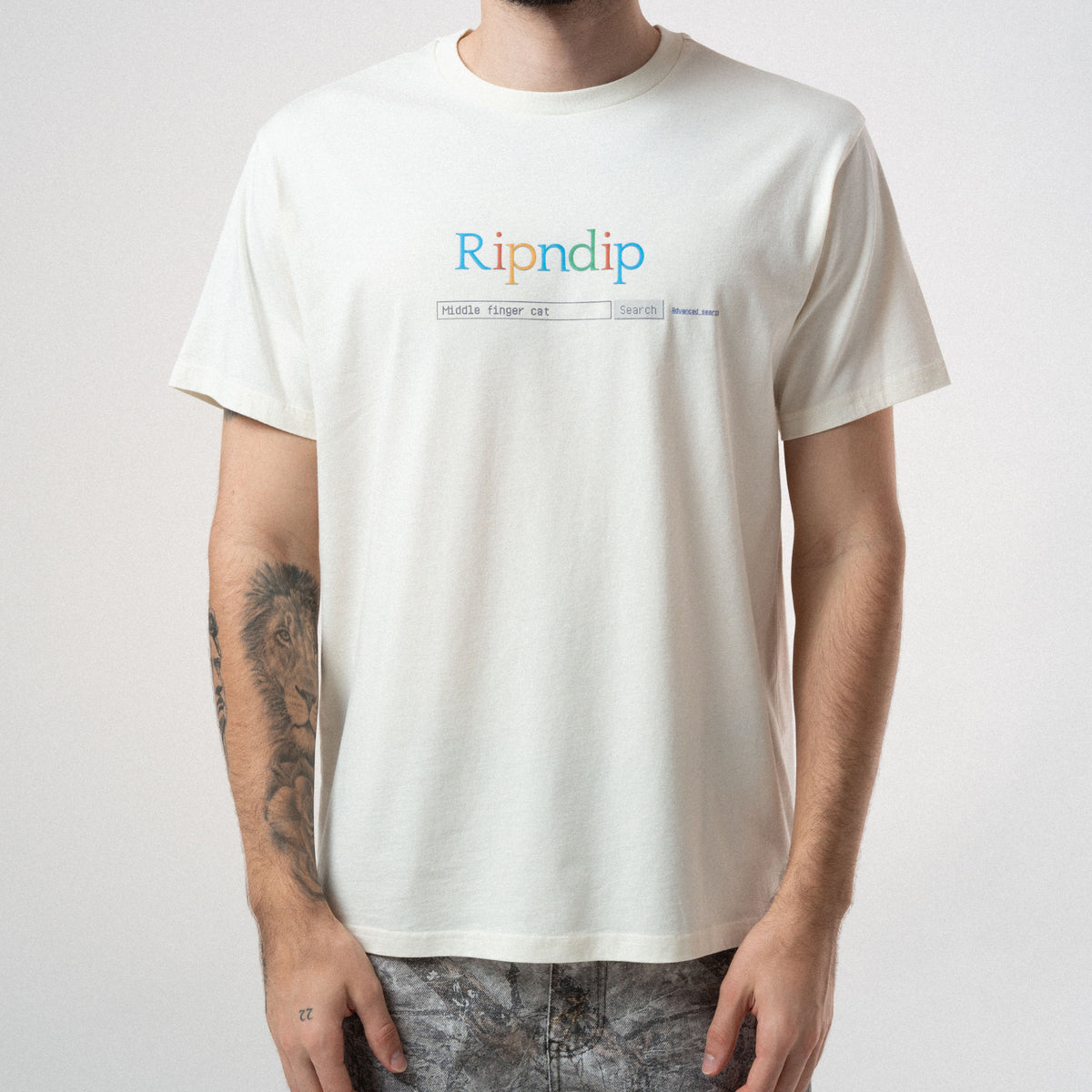 RIPNDIP A Bird Tee (Bone)
