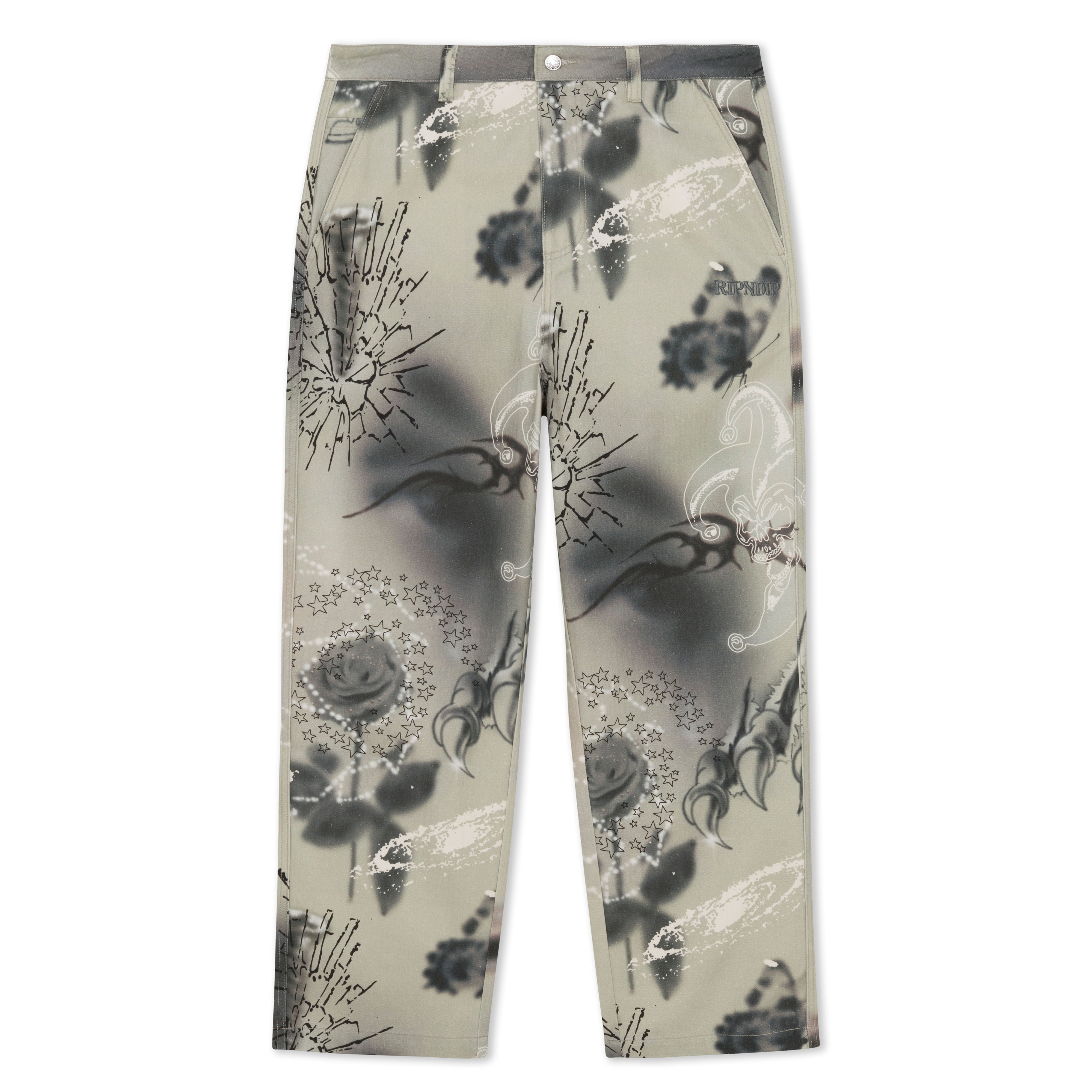 RIPNDIP Stargazing Carpenter Straight Leg Pants (Multi)