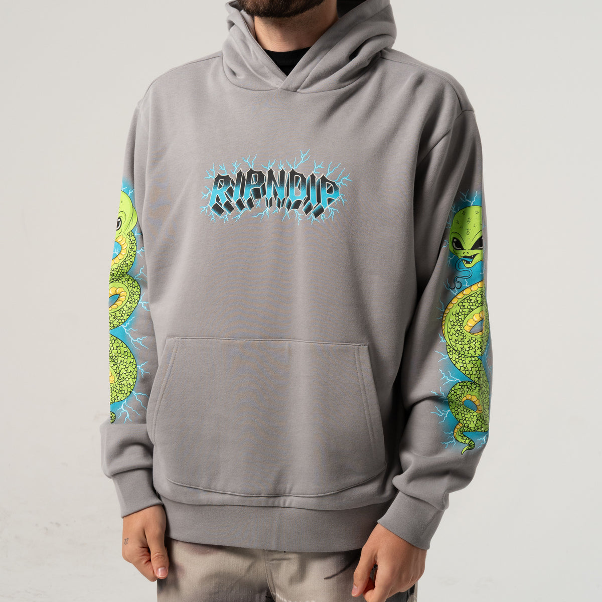 RIPNDIP Skull and Bones Hoodie (Charcoal)
