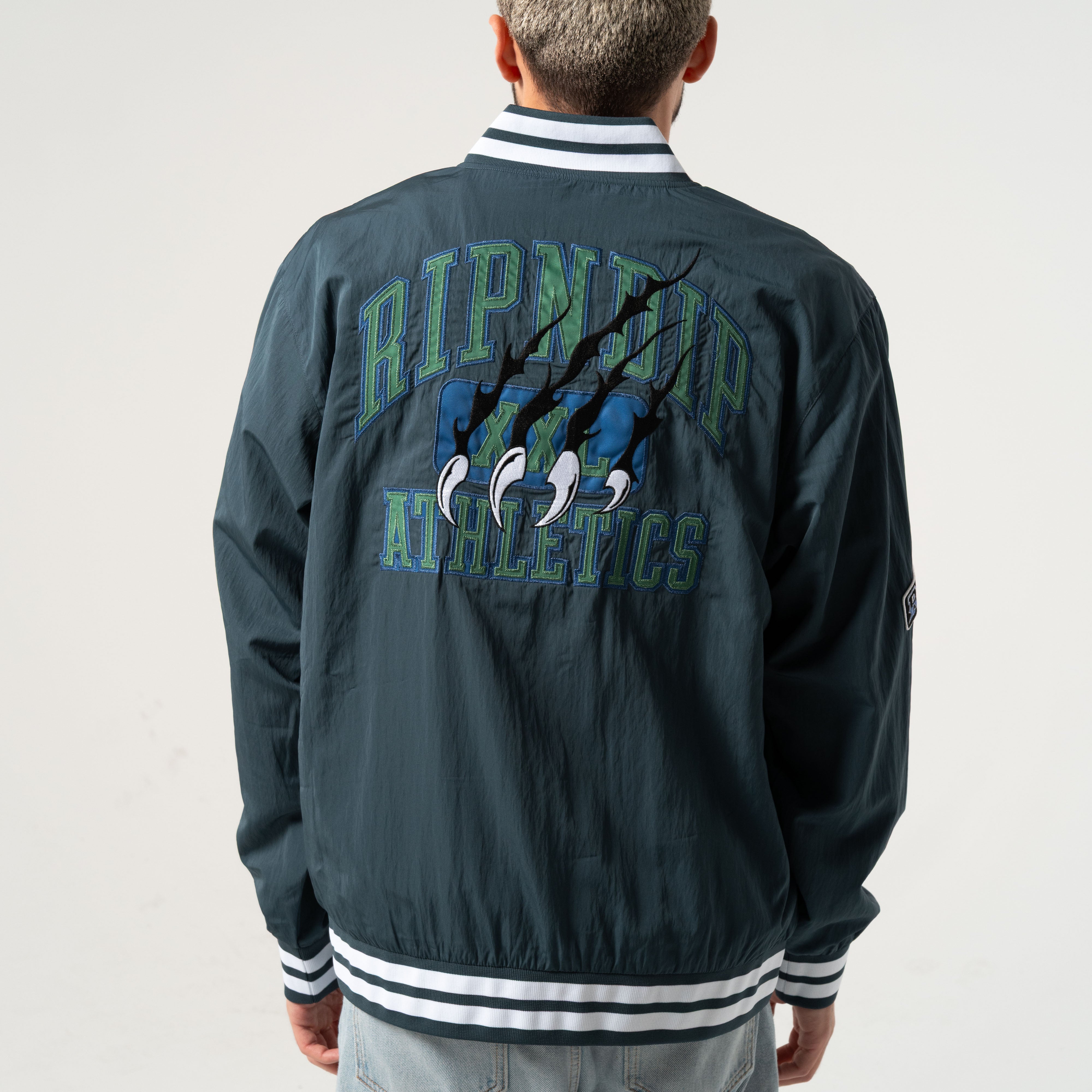 RIPNDIP Ripndip Athletics Stadium Jacket (Navy)