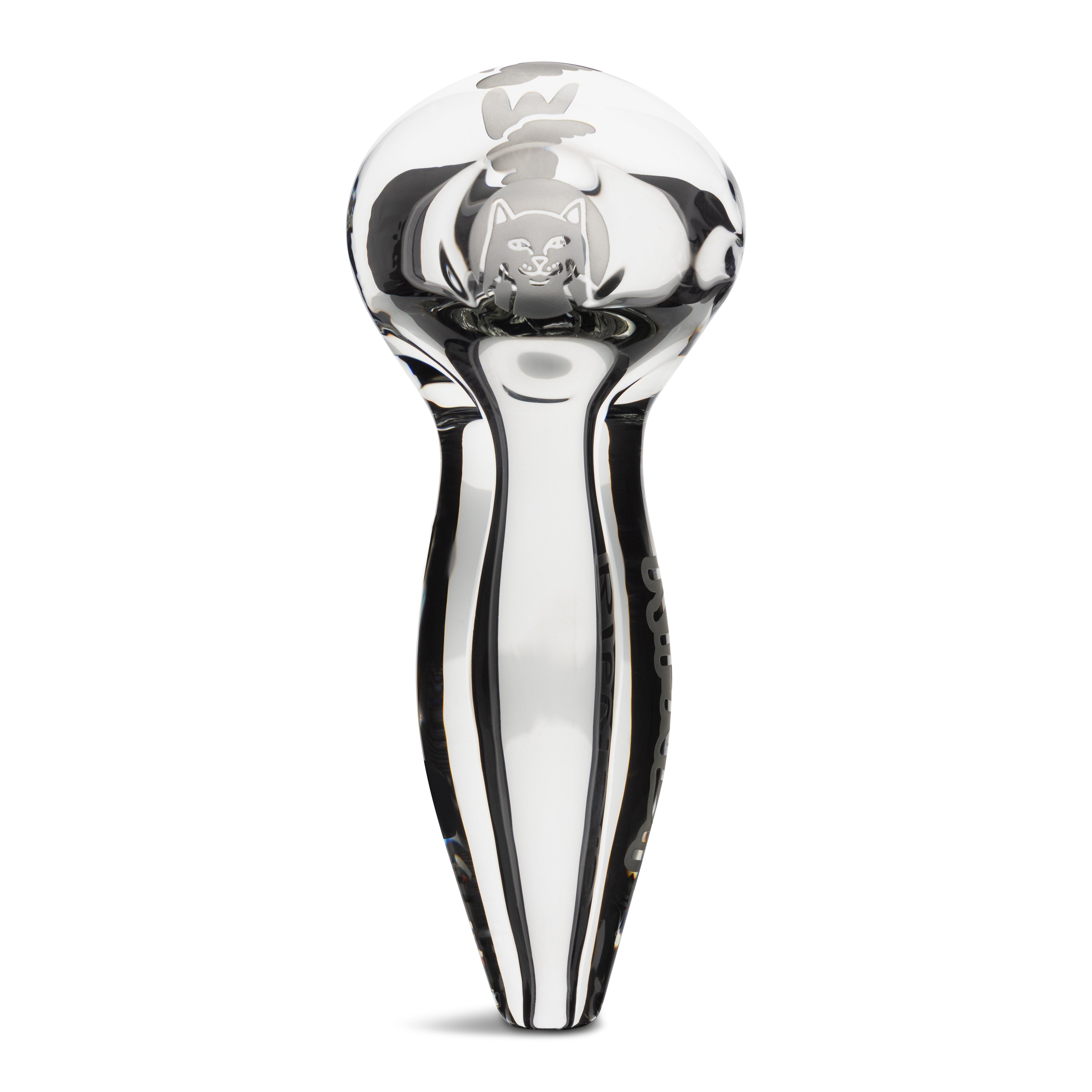 RIPNDIP Whomp It x Ripndip Lord Nermal Spoon Pipe (Clear)