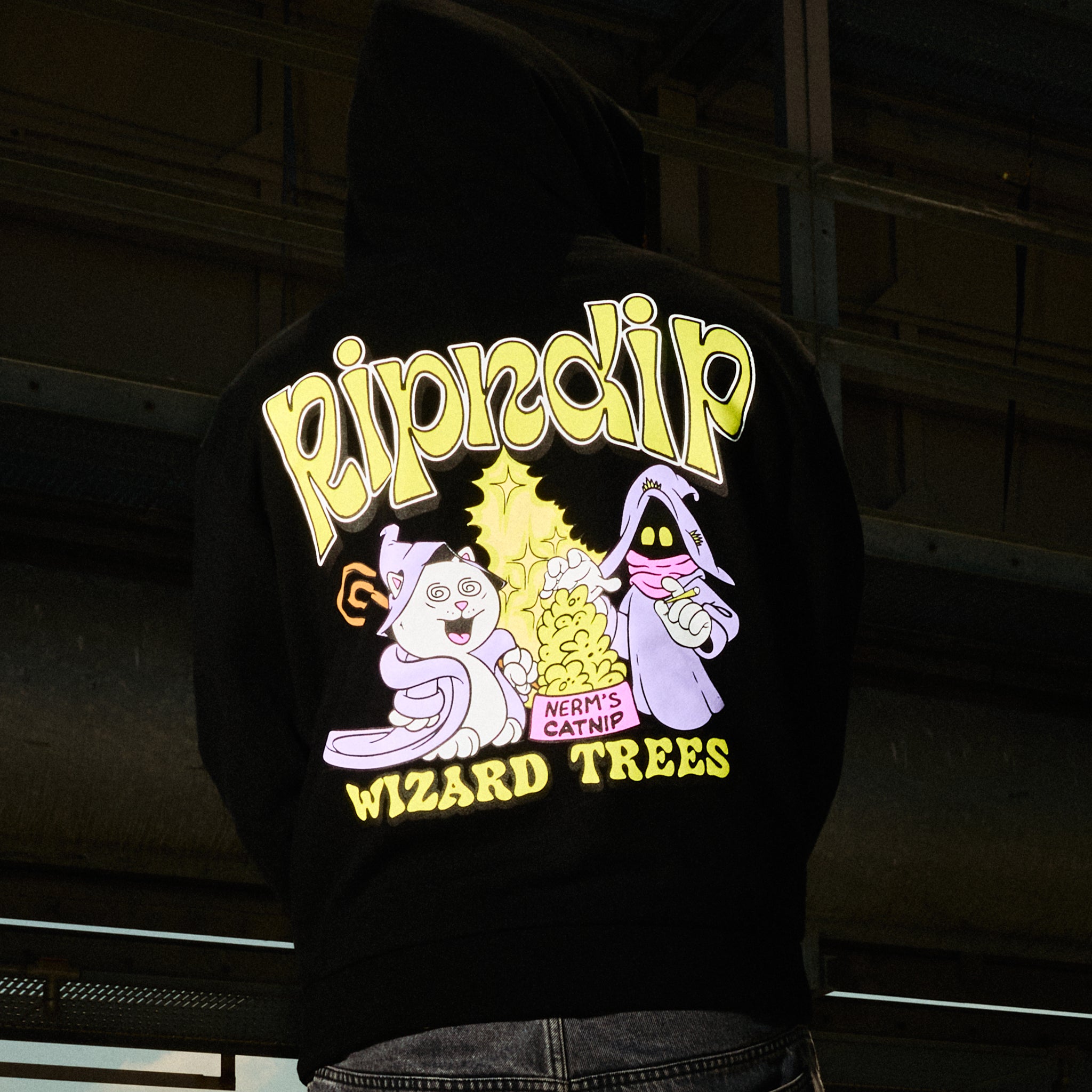 RIPNDIP Ripndip Wizard Trees Catnip Hoodie (Black)