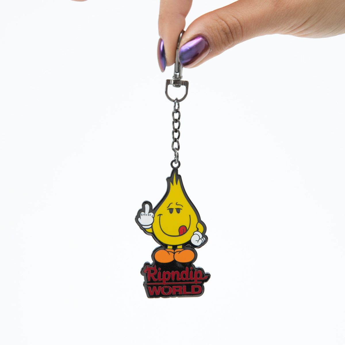 RIPNDIP F U Flameboy Keychain