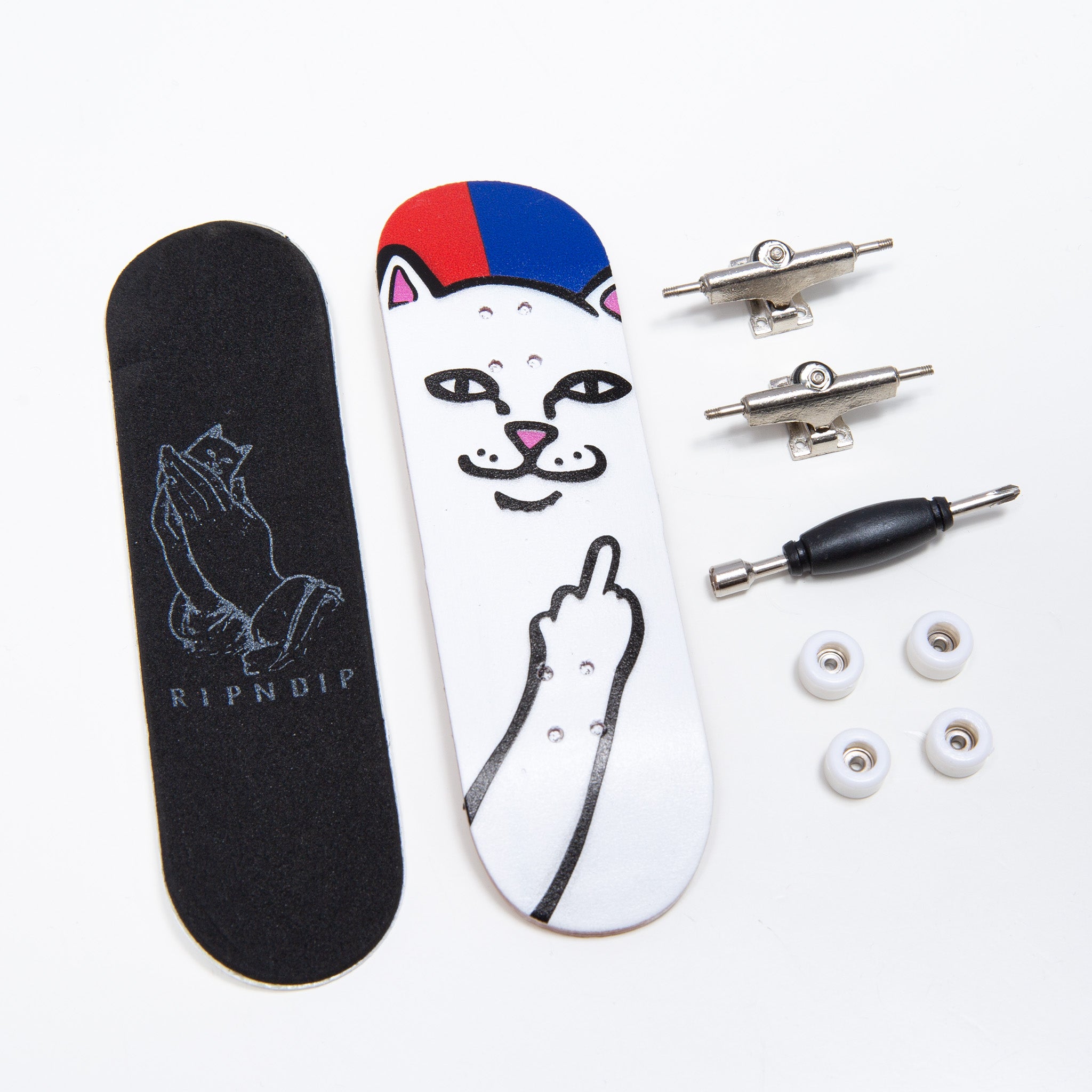 Lord Nermal Mini Skateboard (Red/Blue) – RIPNDIP