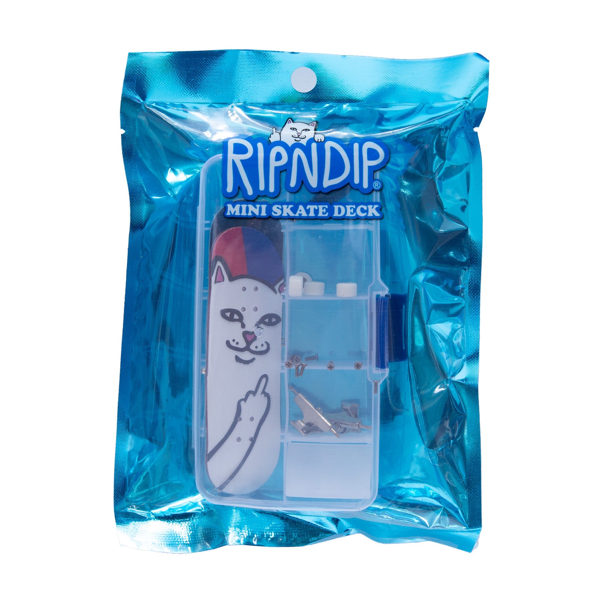 Lord Nermal Mini Skateboard (Red/Blue) – RIPNDIP