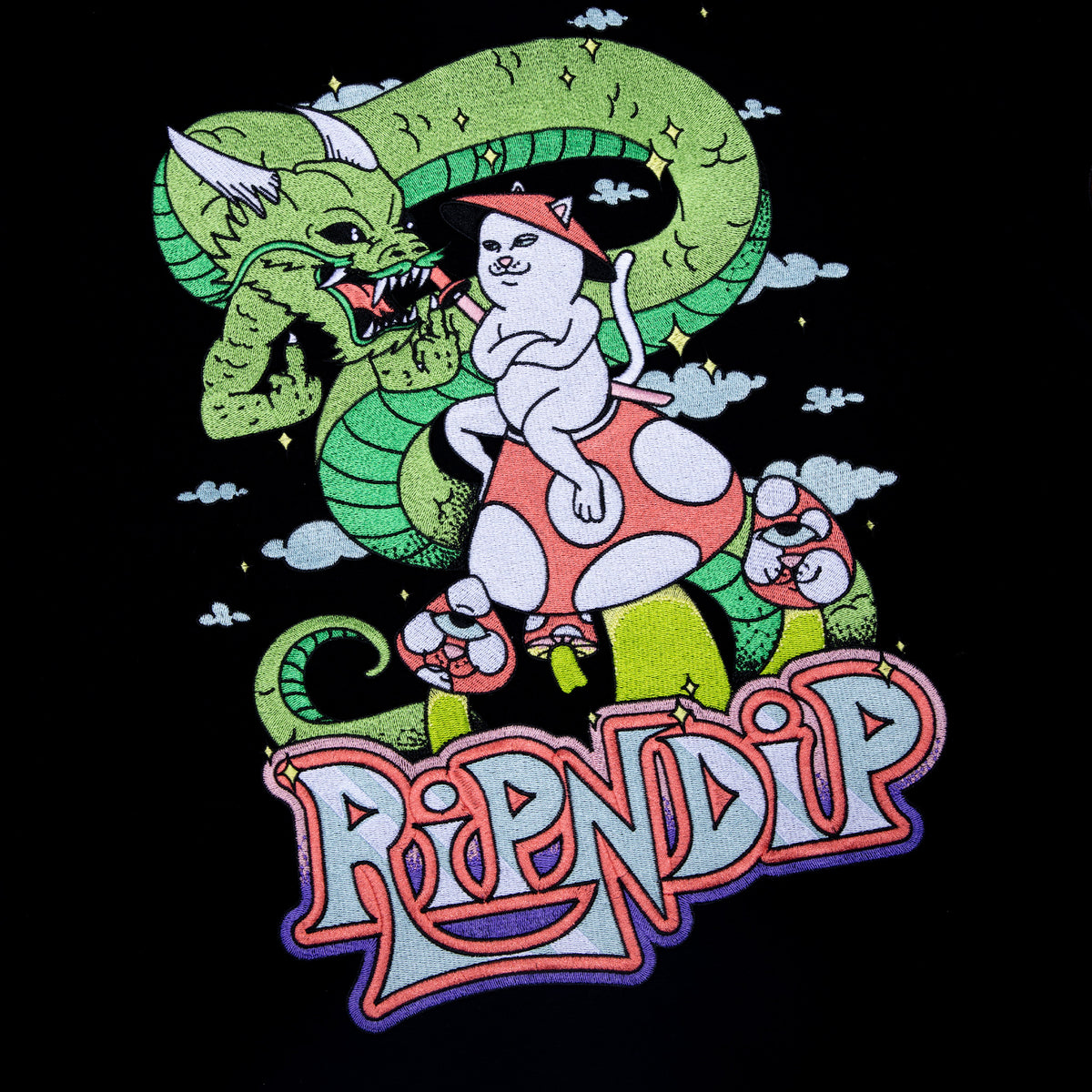RIPNDIP Sensai Embroidered Hoodie (Black)