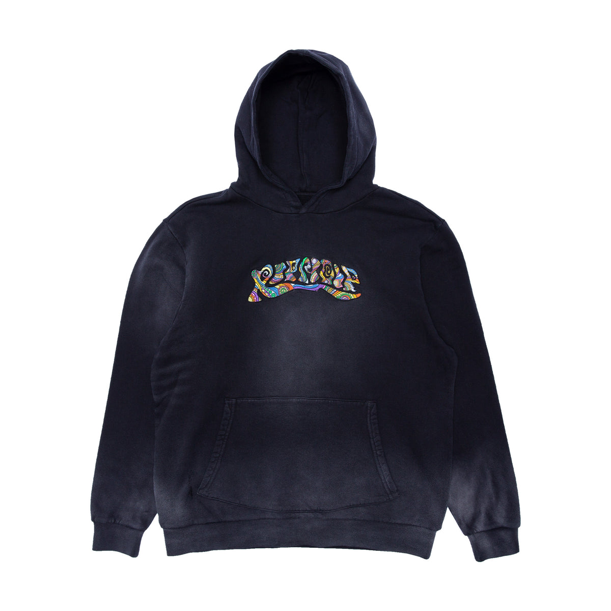 RIPNDIP Tribe Embroidered Hoodie (Faded Black)