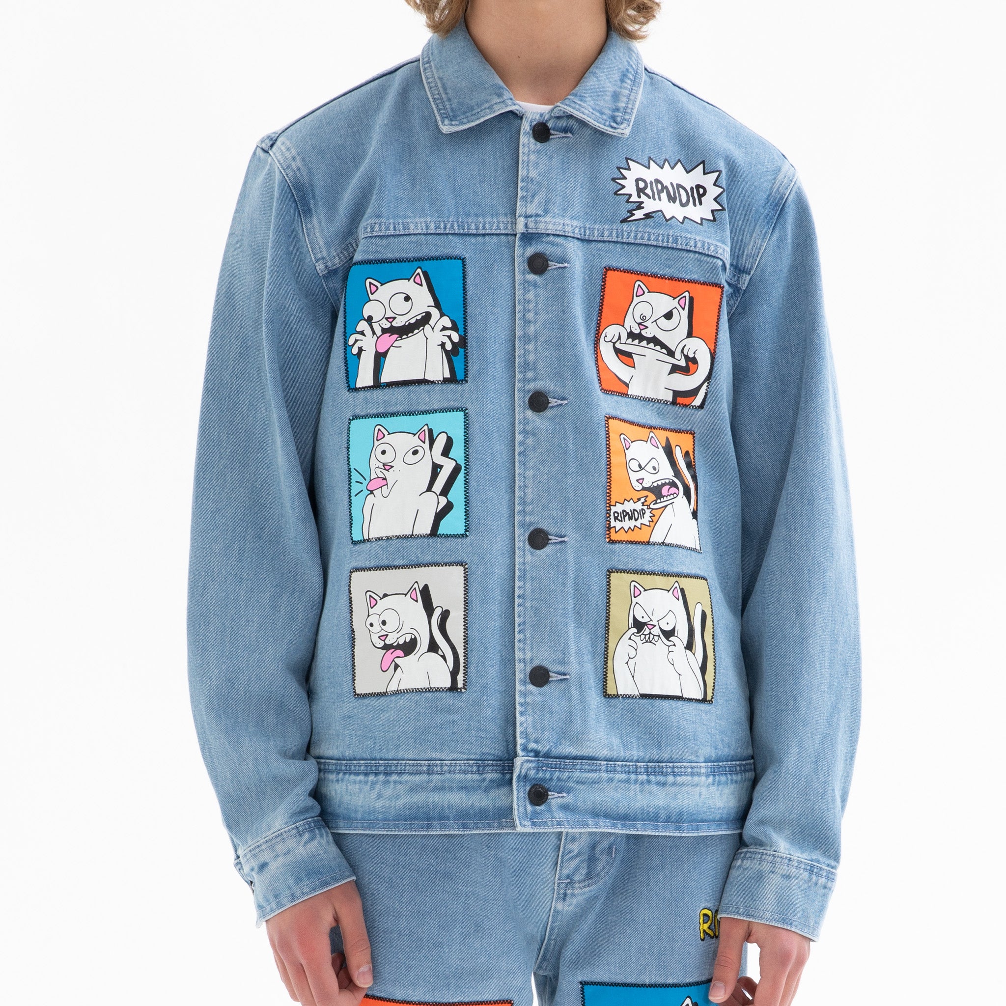 351544 Frustration Denim Jacket (Medium Wash)