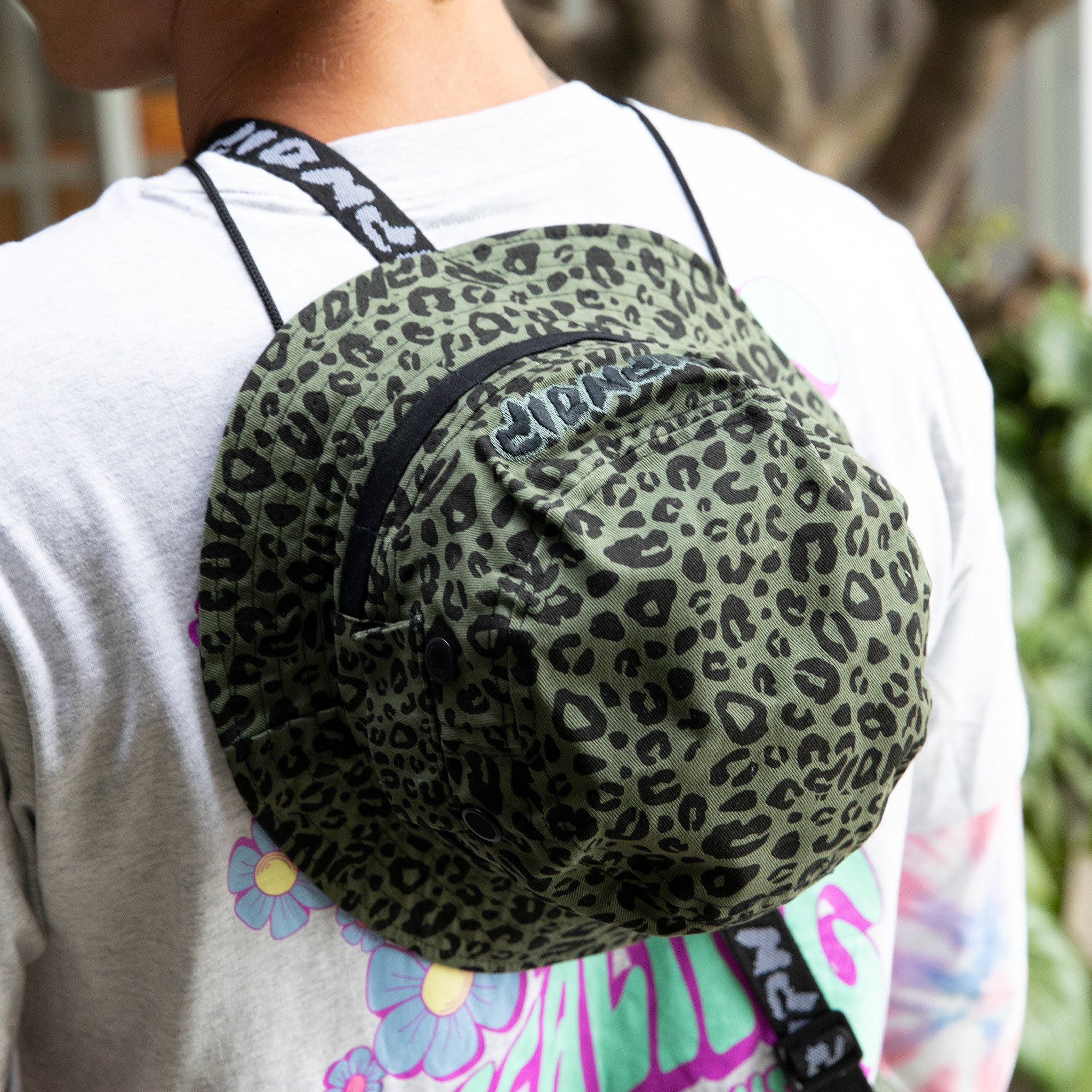 RIPNDIP Spotted Cotton Twill Bucket Hat (Olive)
