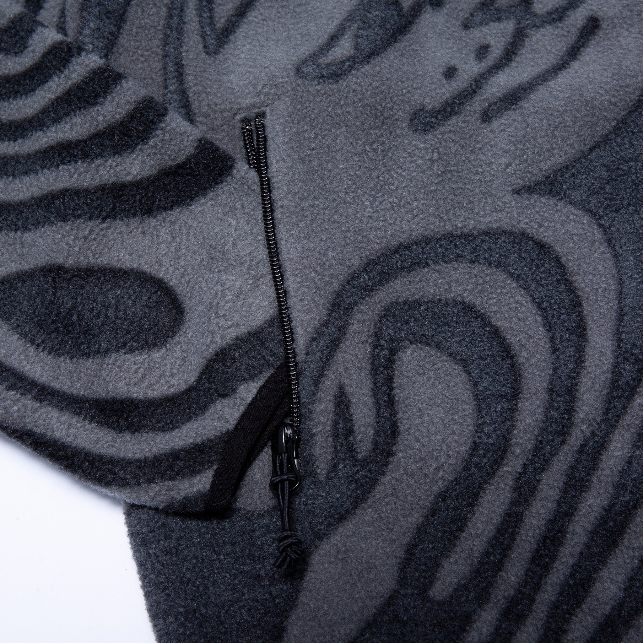 RIPNDIP Hypnotic Polar Fleece Jacket (Black)