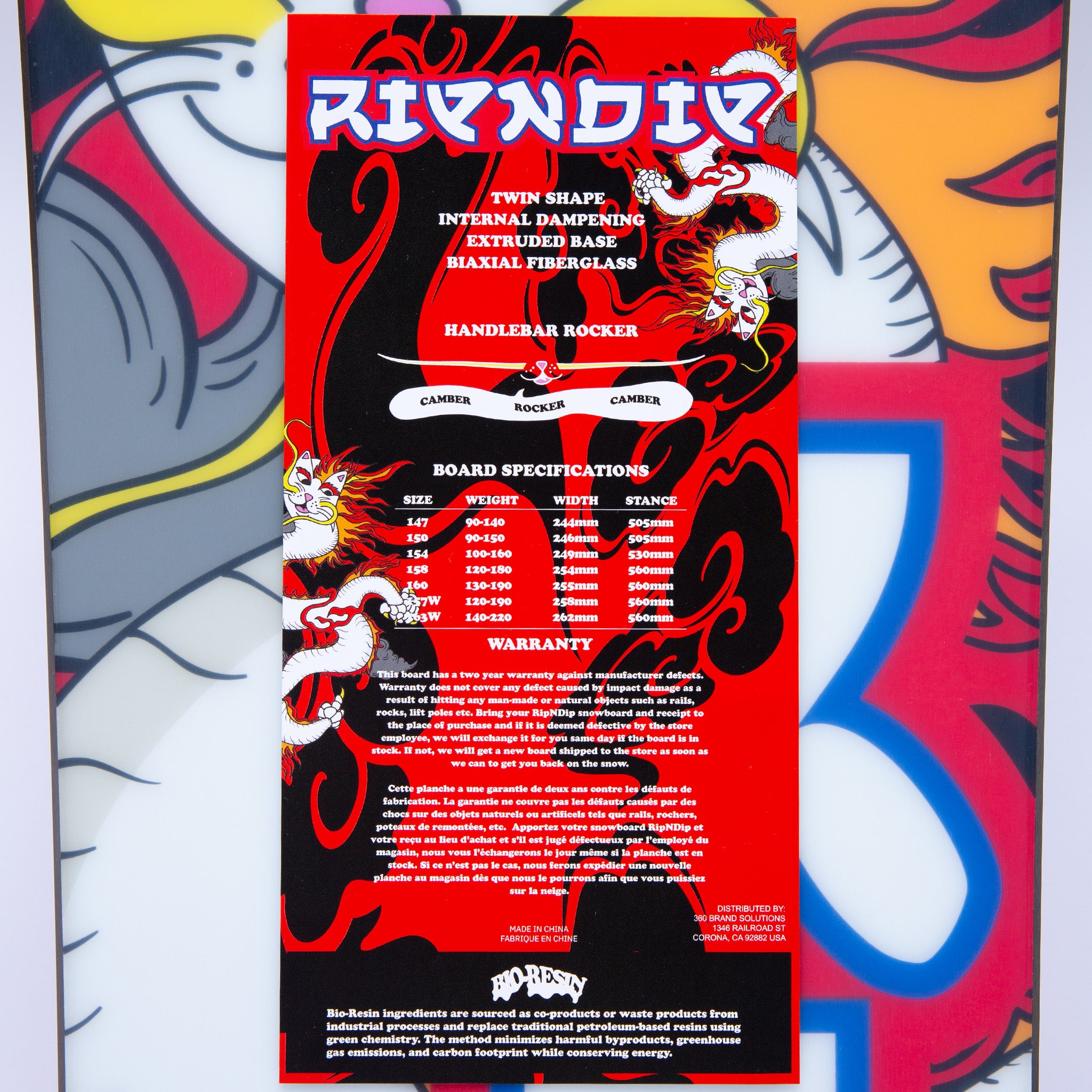 RIPNDIP Dragonerm Snowboard (Black)