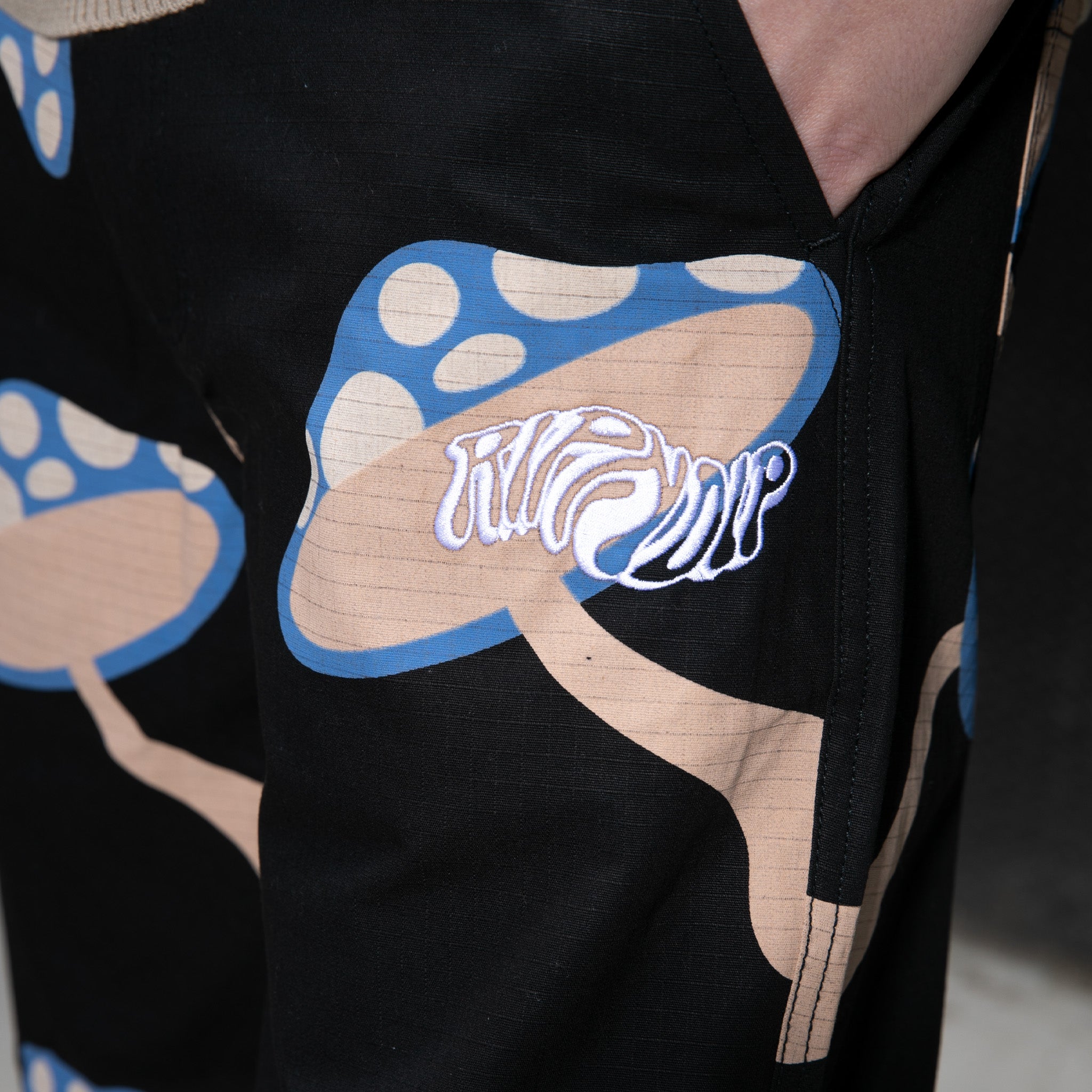 RIPNDIP Euphoria Ripstop Pants (Black)