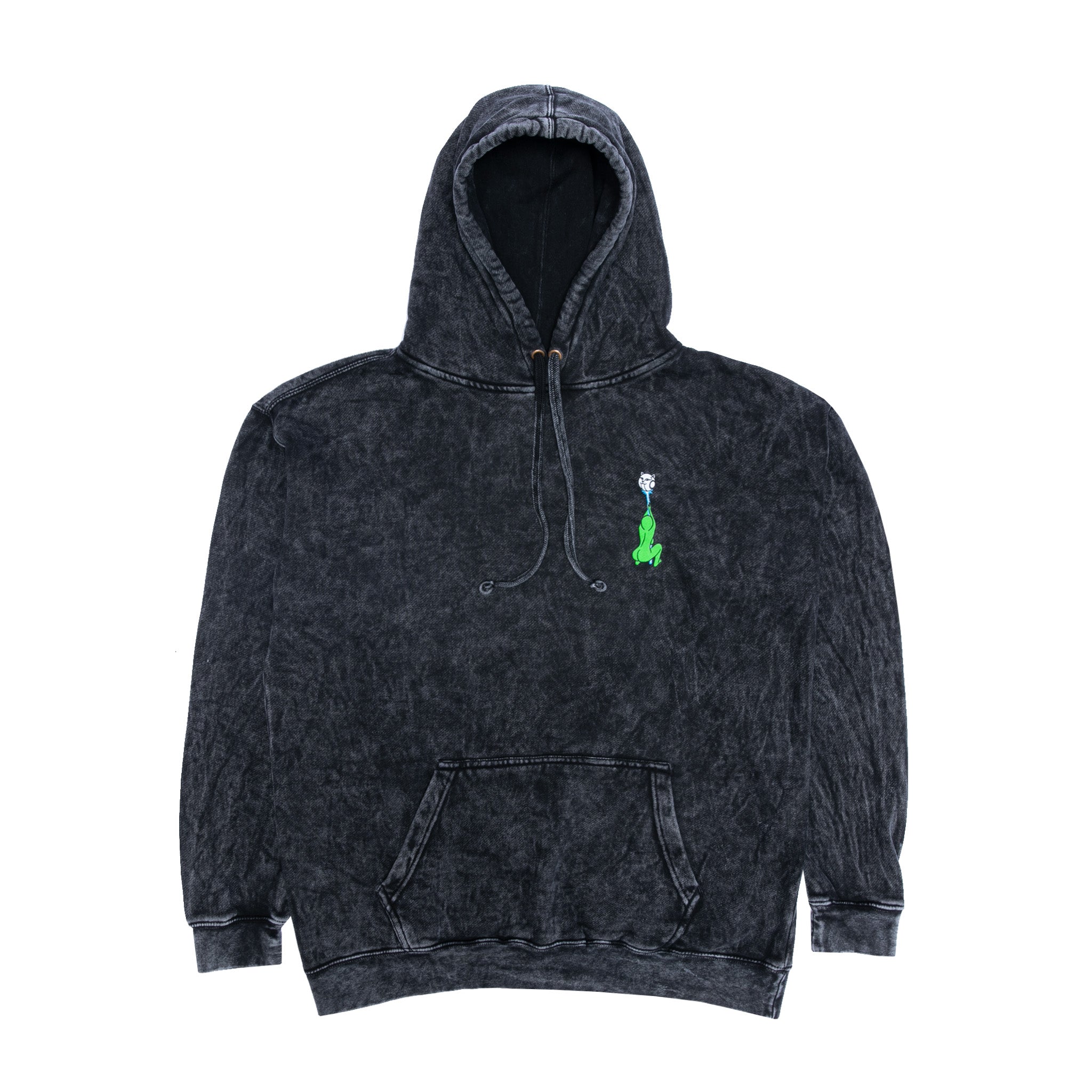 RIPNDIP Stripndip Hoodie (Black Mineral Wash)