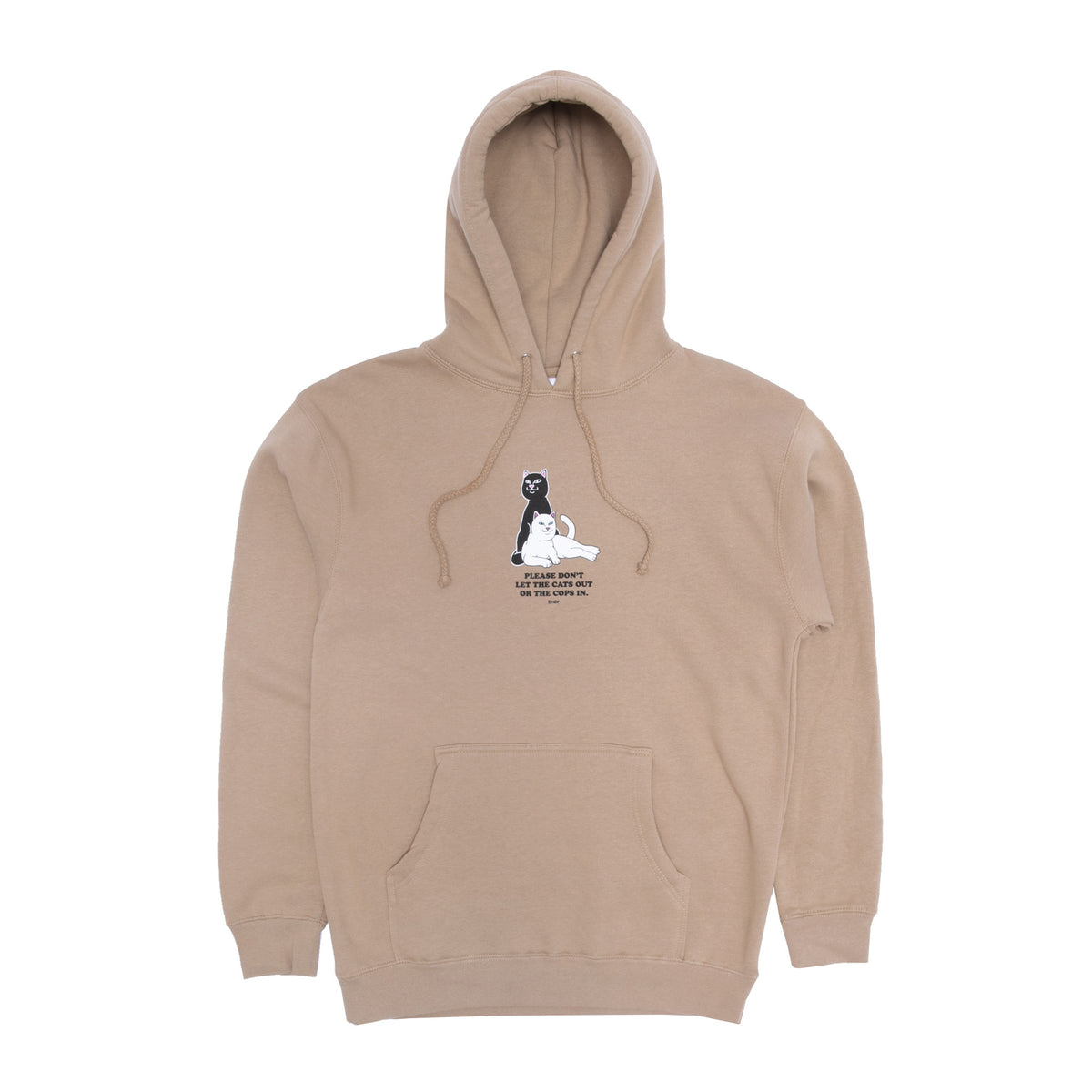 RIPNDIP Keep The Cats In Hoodie (Sandstone)