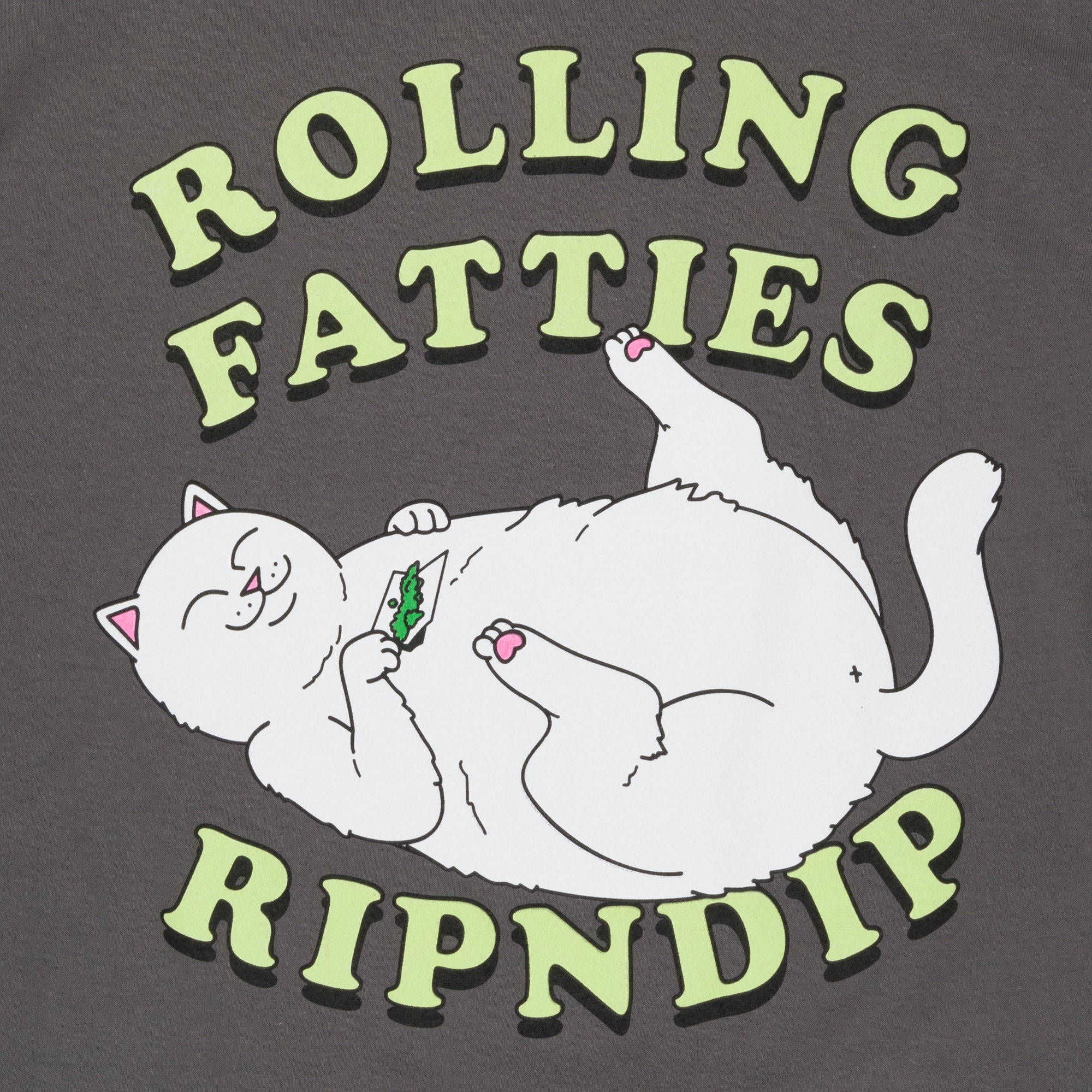 RIPNDIP Rolling Fatties Tee (Charcoal)