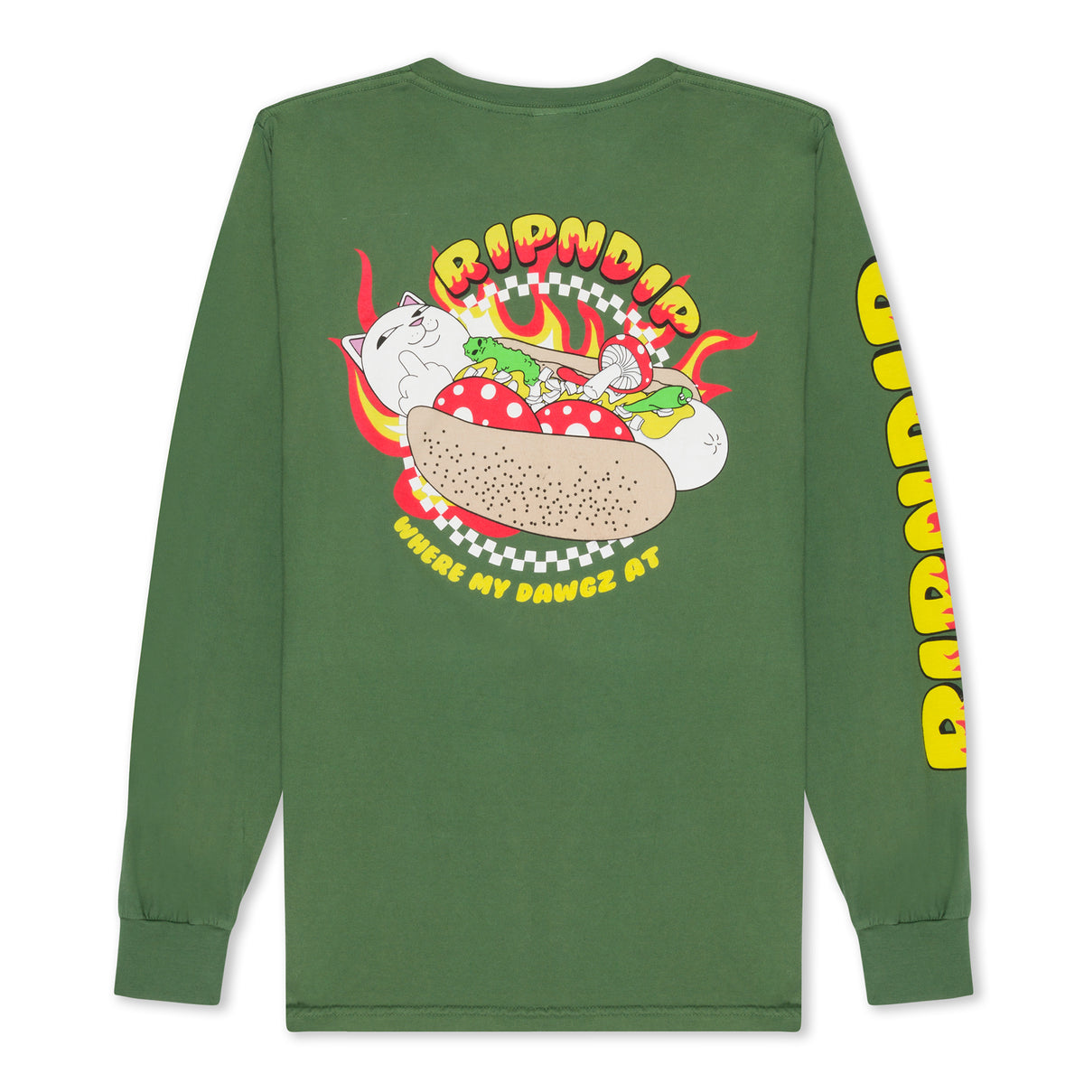 RIPNDIP Glizzy Long Sleeve (Olive)