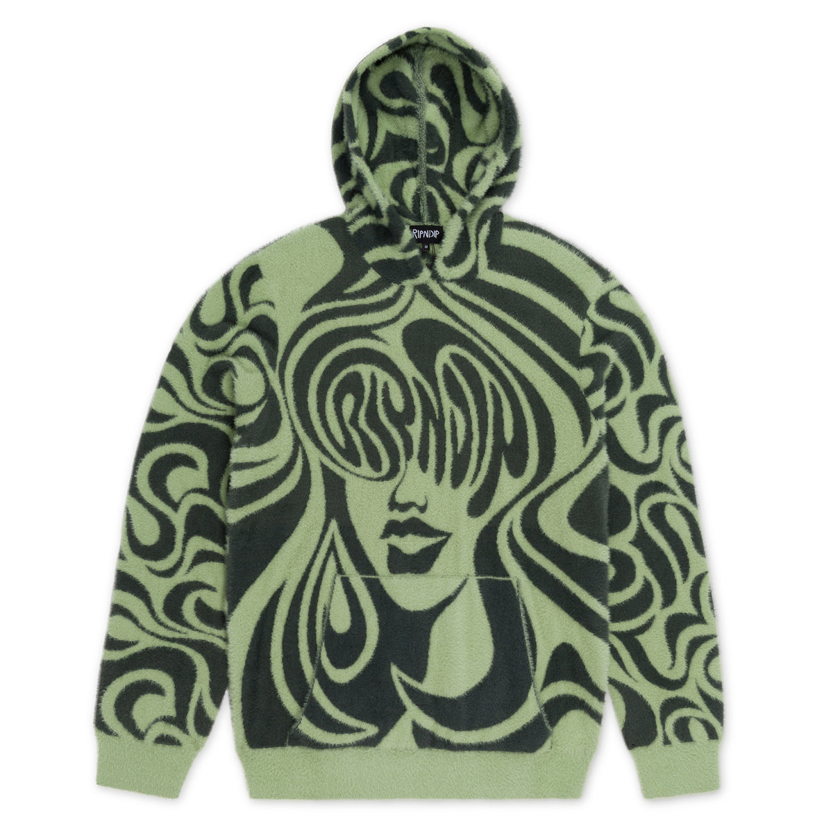 368222 Beautiful Fomo Mohair Hoodie (Pistachio)