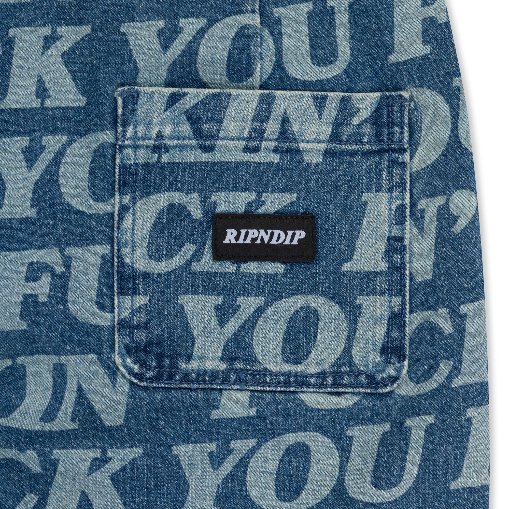 Fuckin Fuck Denim Pants (Medium Wash) – RIPNDIP