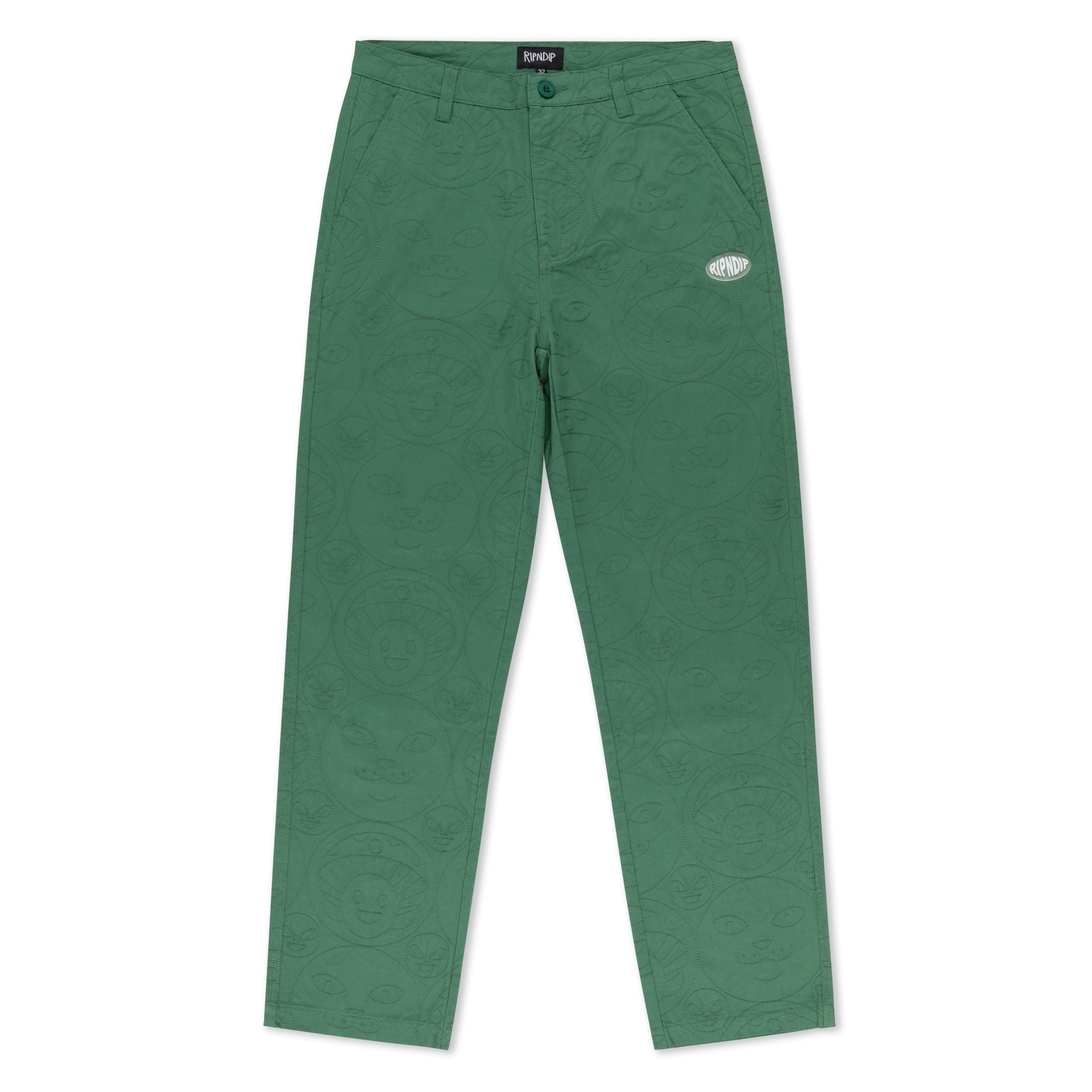 RIPNDIP BARRY BONDS TWILL PANTS (PINE)新品 IMG_6487.jpg?v=1762445806&
