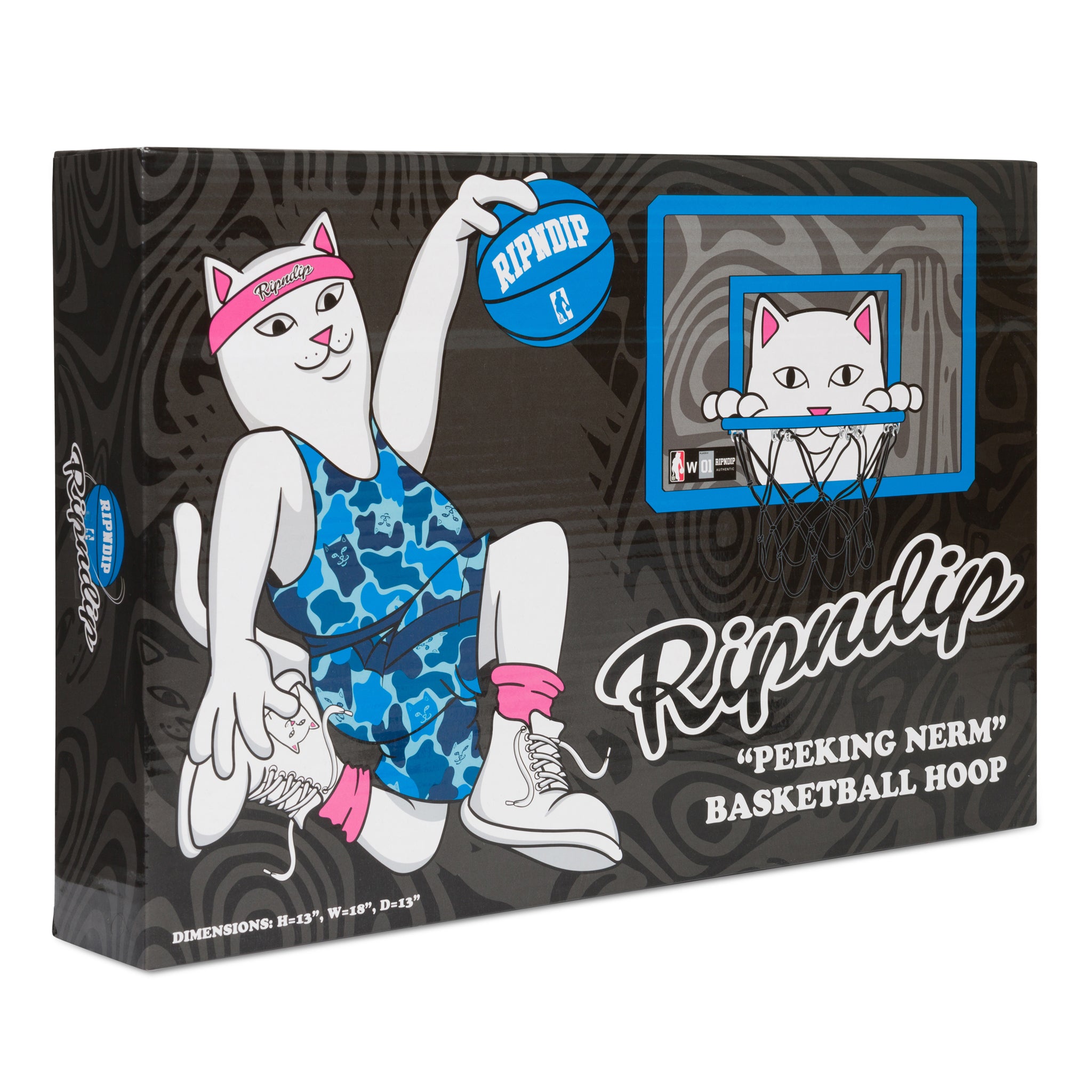 Peeking Nermal Hanging Basketball Set (Blue) – RIPNDIP