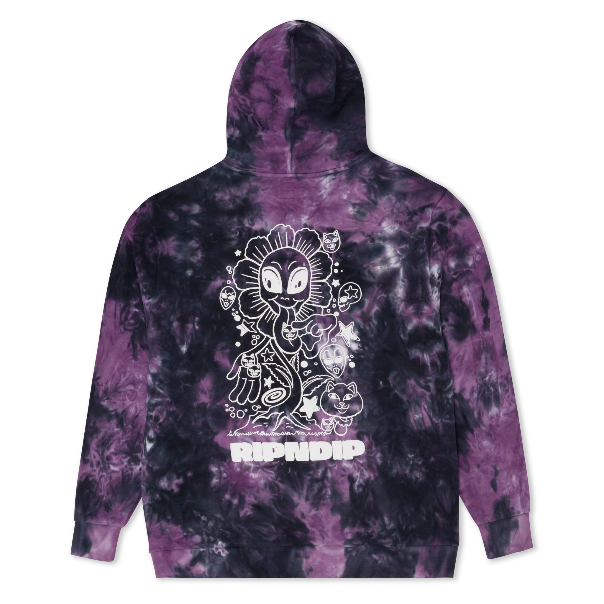 RIPNDIP DANCE FOREVER 23AW フーディー M Dance Forever Hoodie (Black/Orchid Tie Dye) – RIPNDIP