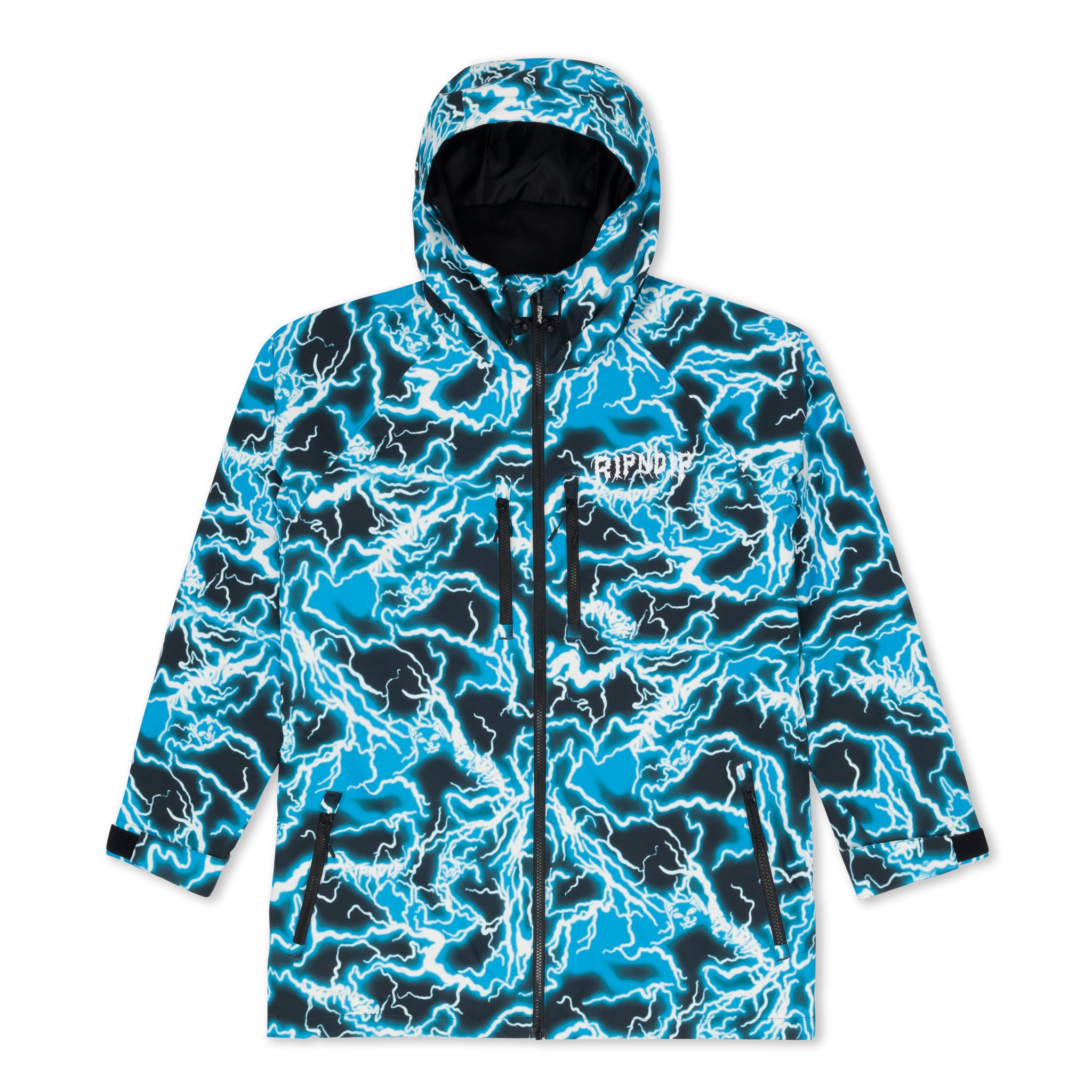 Nikola Snowboard Jacket (Black / Blue) – RIPNDIP