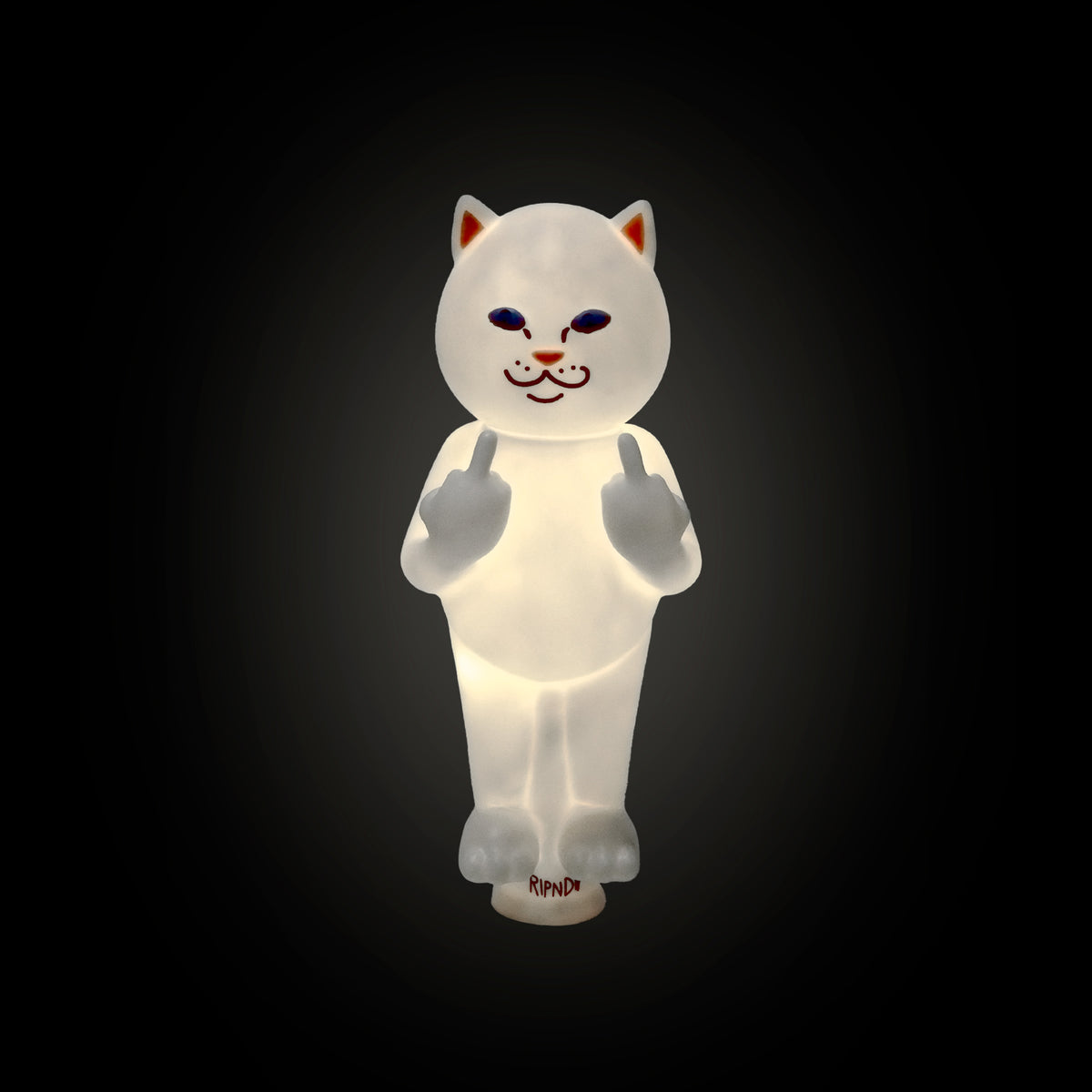 RIPNDIP Lord Nermal Light Up Tree Topper (White)