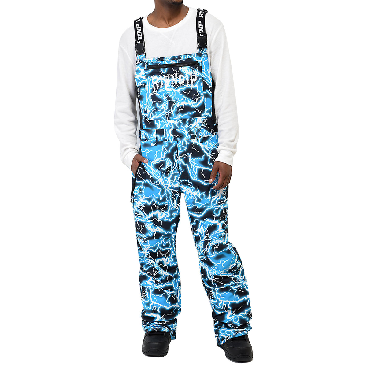 ride central snowboarding bibs Jones Women's Recycled Mountain Surf Bib Pant (DEEP CORAL/M) profile yet powerful insulation pushes overall comfort and mobility beyond your typical winter pant Nikola Snowboard Bib Pants (Black