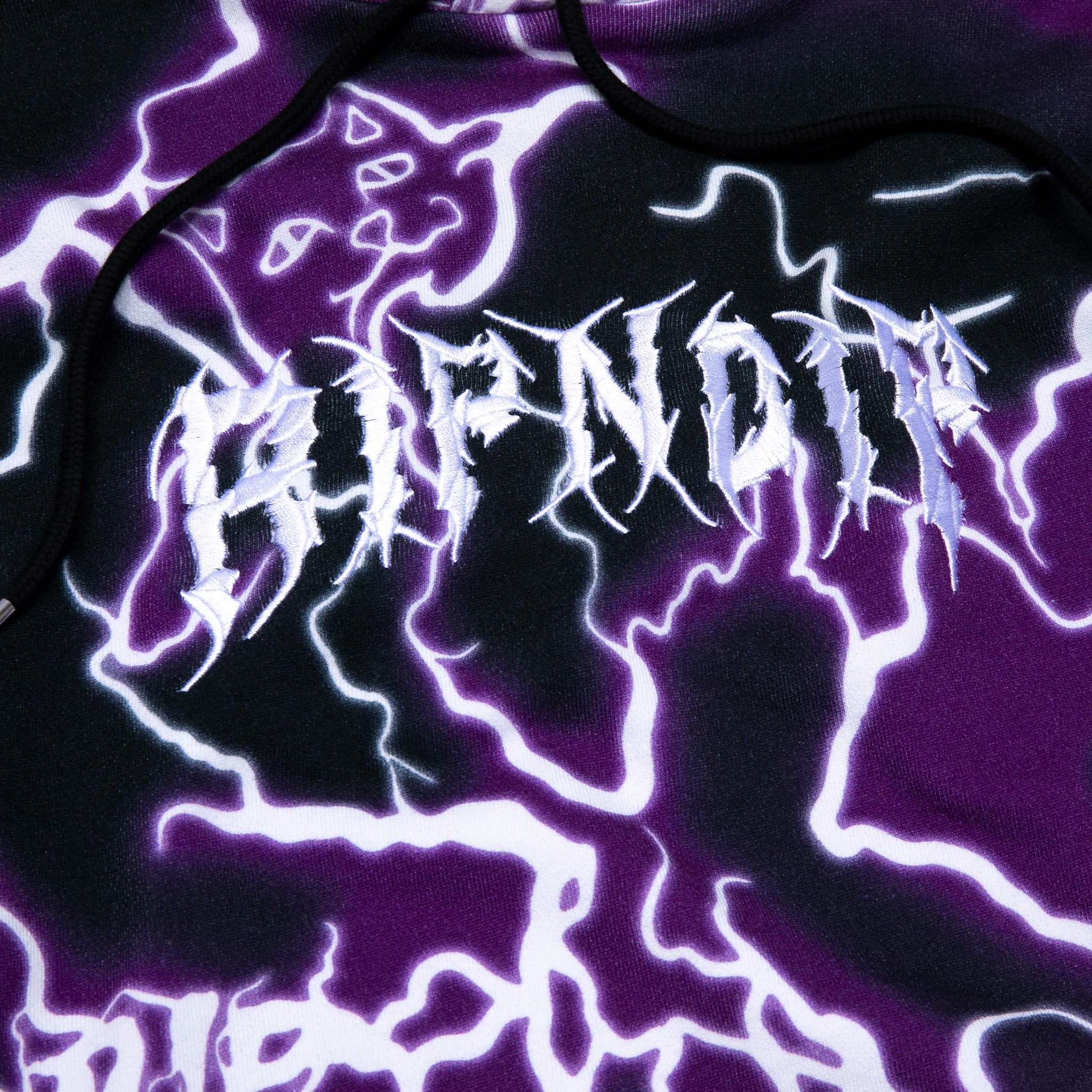 171295 Nikola Hoodie (Black / Purple)