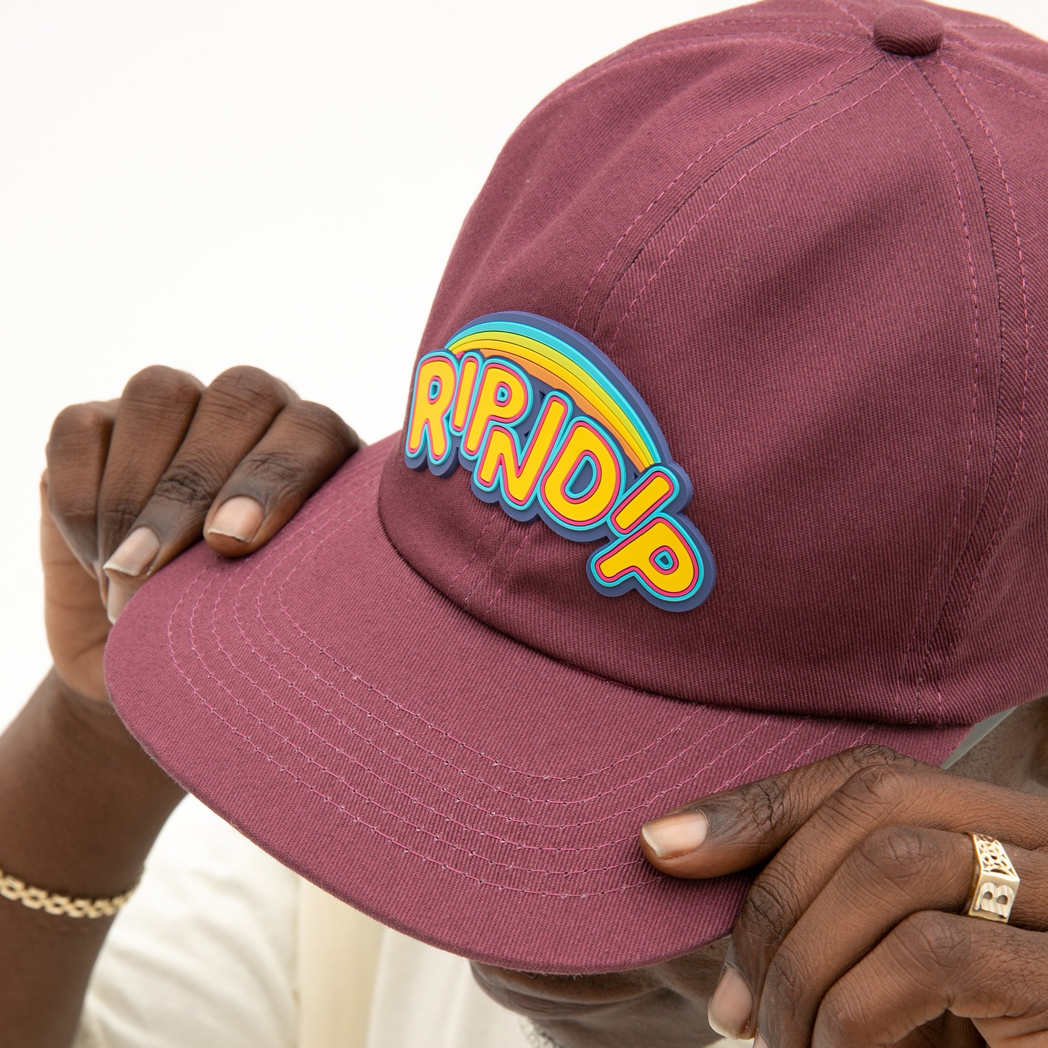 RIPNDIP Friends Forever Strapback (Wine)