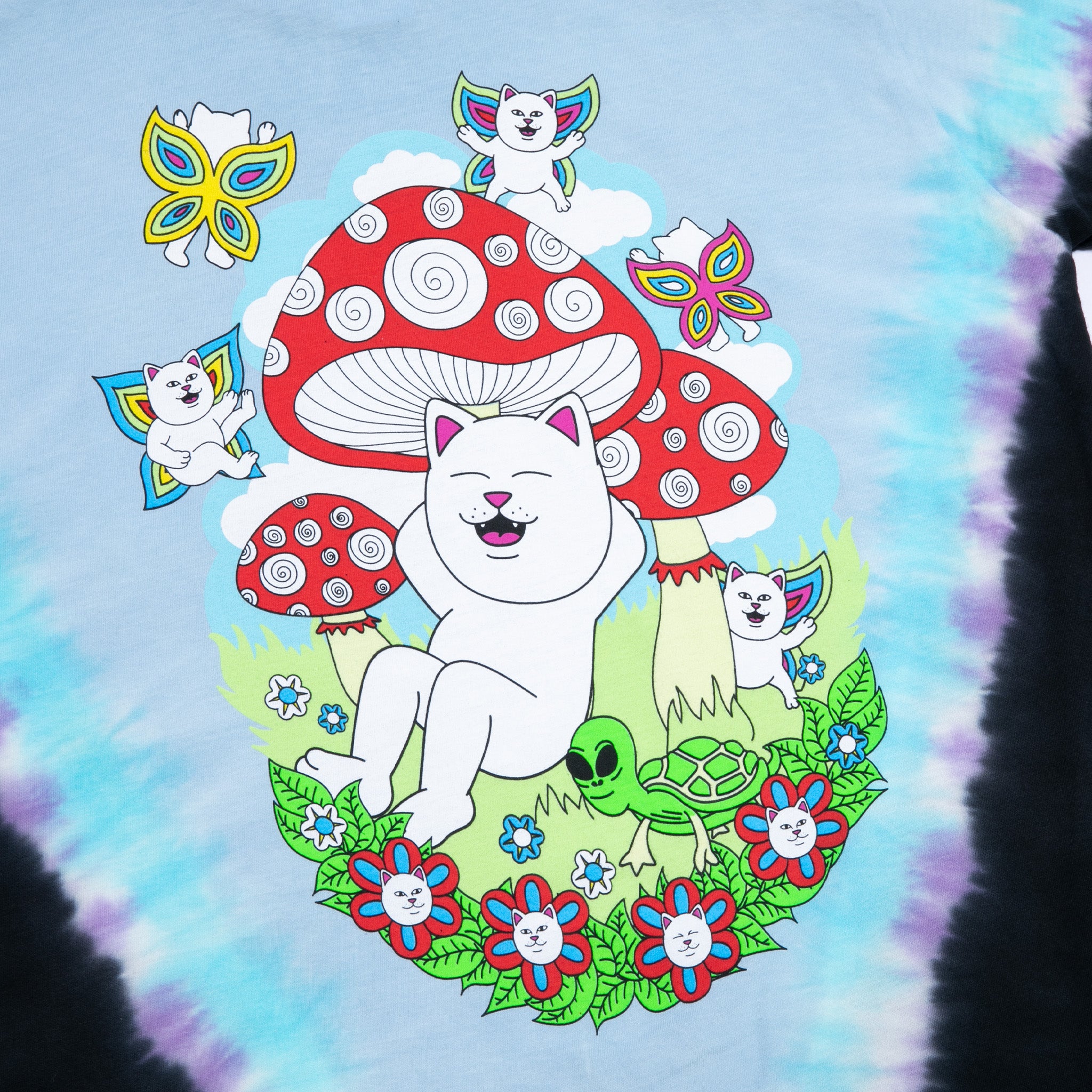 RIPNDIP Promised Land Tee (Purple/Blue V Dye)