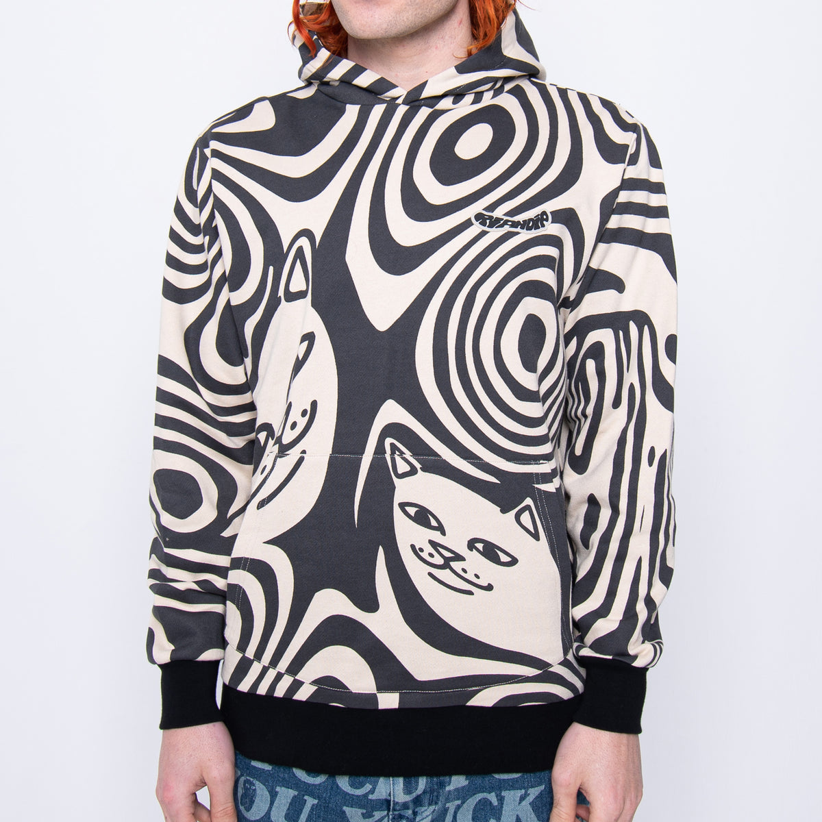 RIPNDIP Hypnotic Hoodie (Black/Cream)