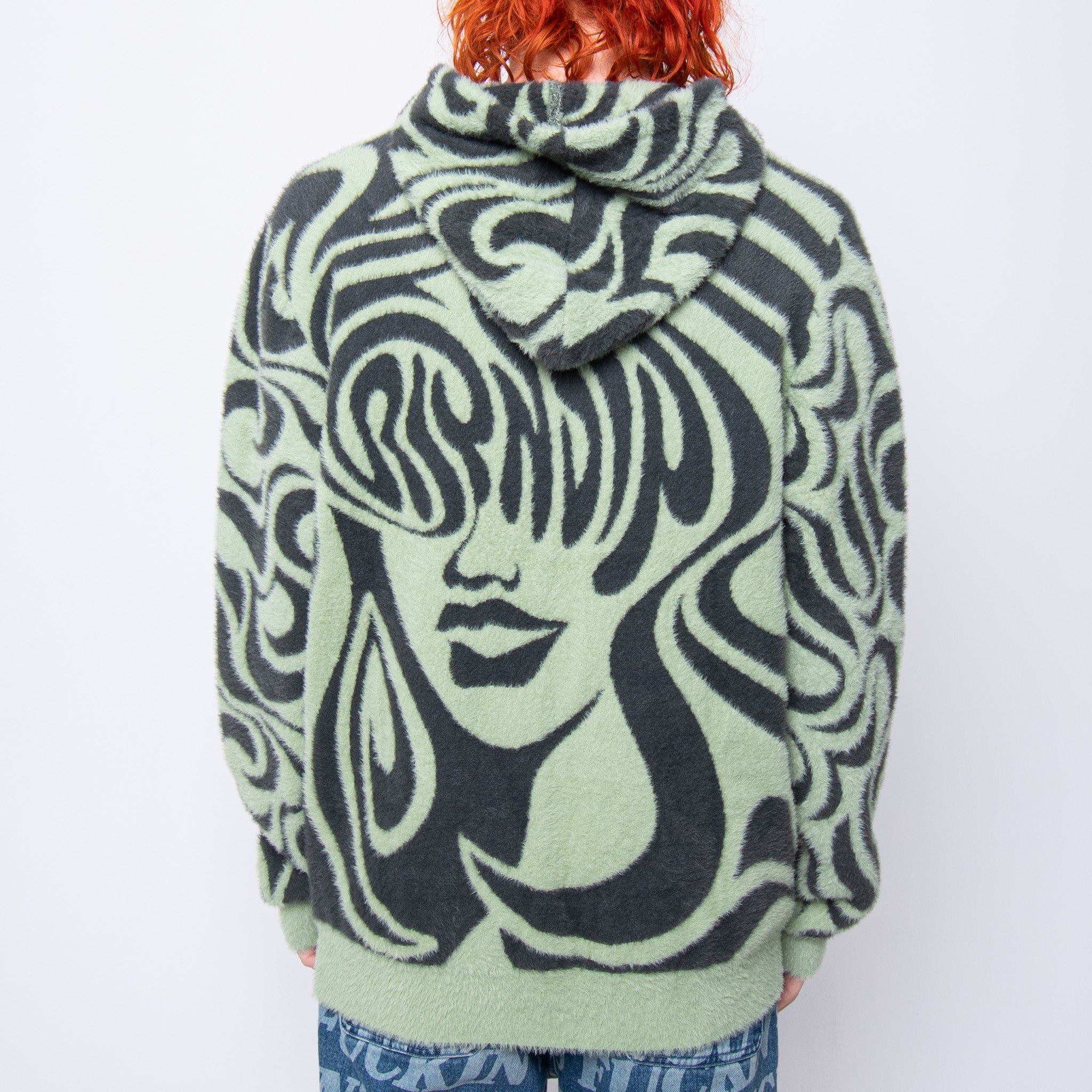 368222 Beautiful Fomo Mohair Hoodie (Pistachio)