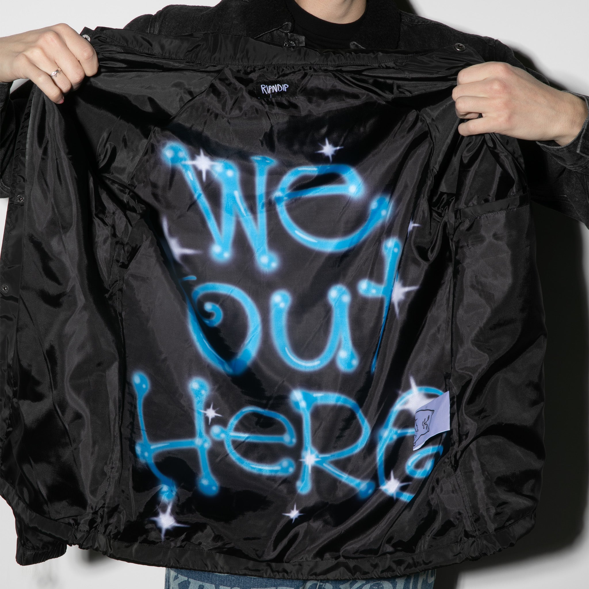 RIPNDIP Sprinkles Coaches Jacket (Black)