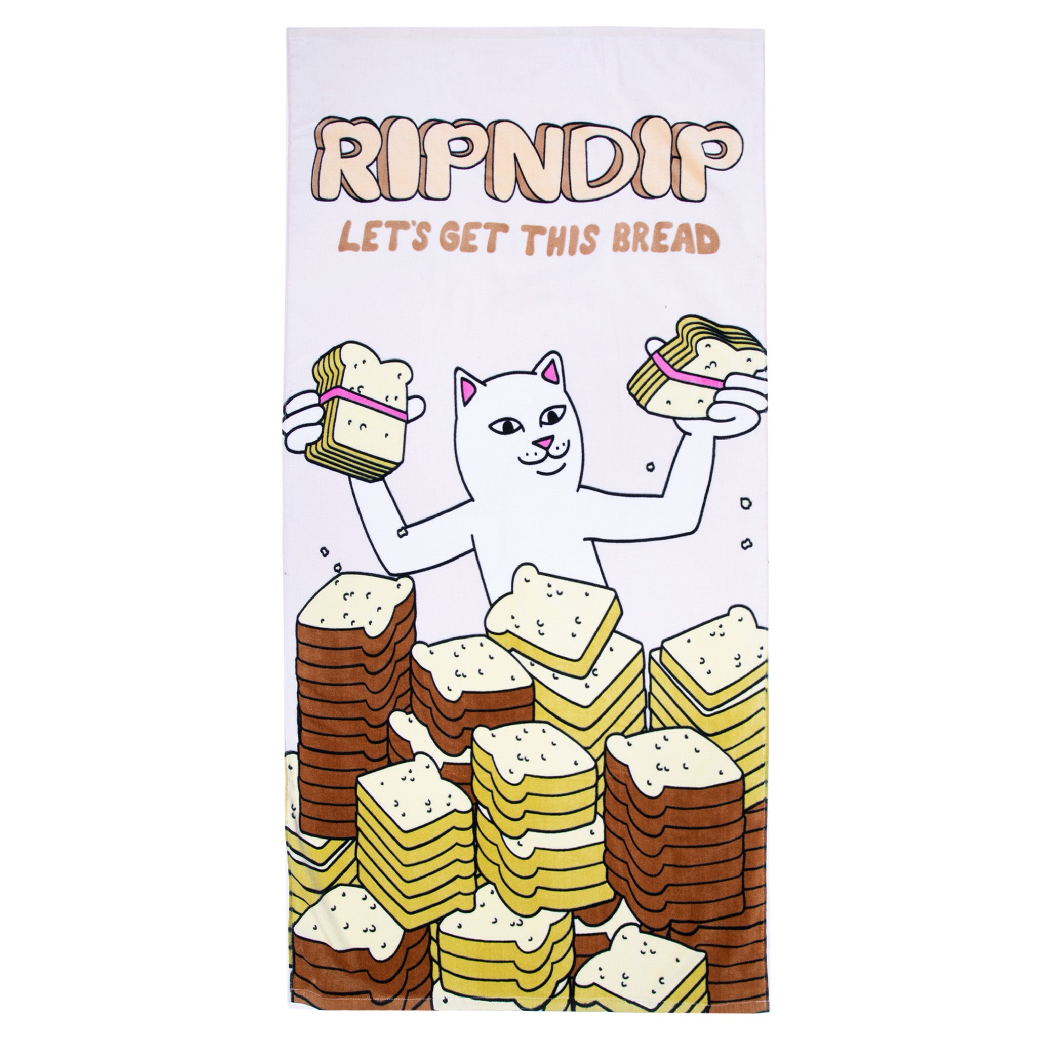 その他 RIPNDIP LETS GET THIS BREAD BEACH TOWEL Summer22-