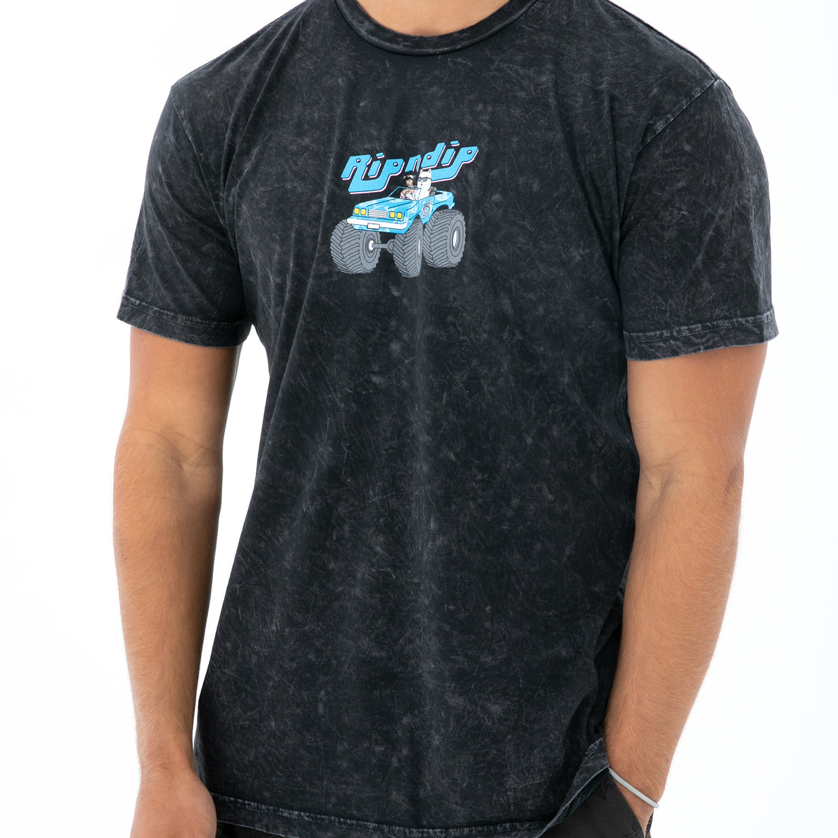 RIPNDIP Nerm Cruiser Tee (Black Mineral Wash)