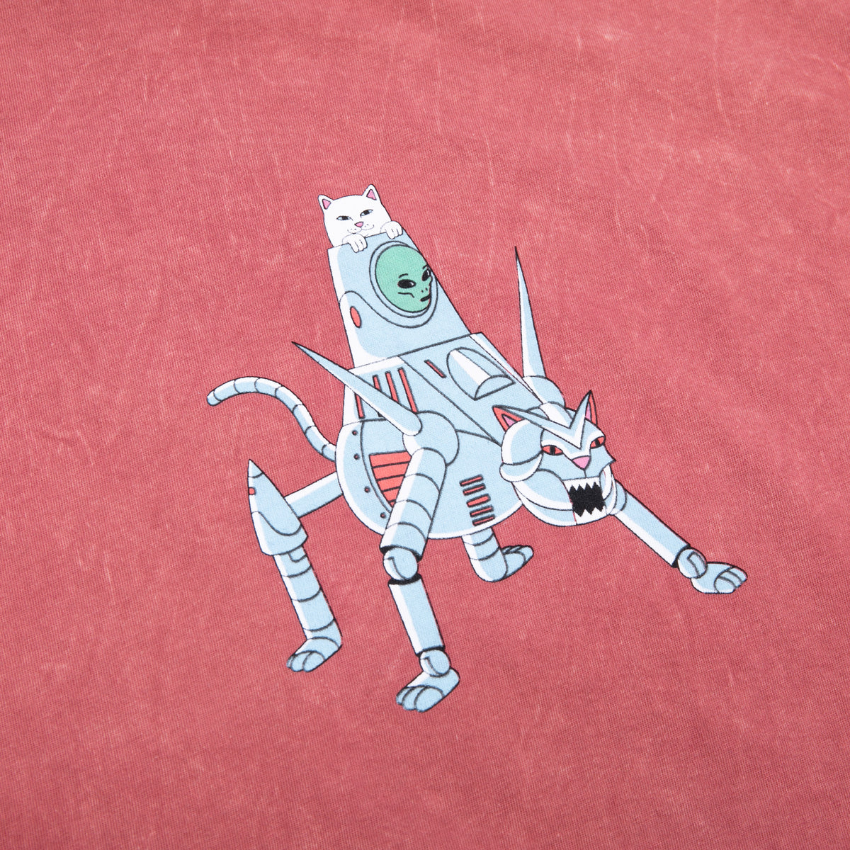 RIPNDIP Robot Attack Tee (Clay Mineral Wash)