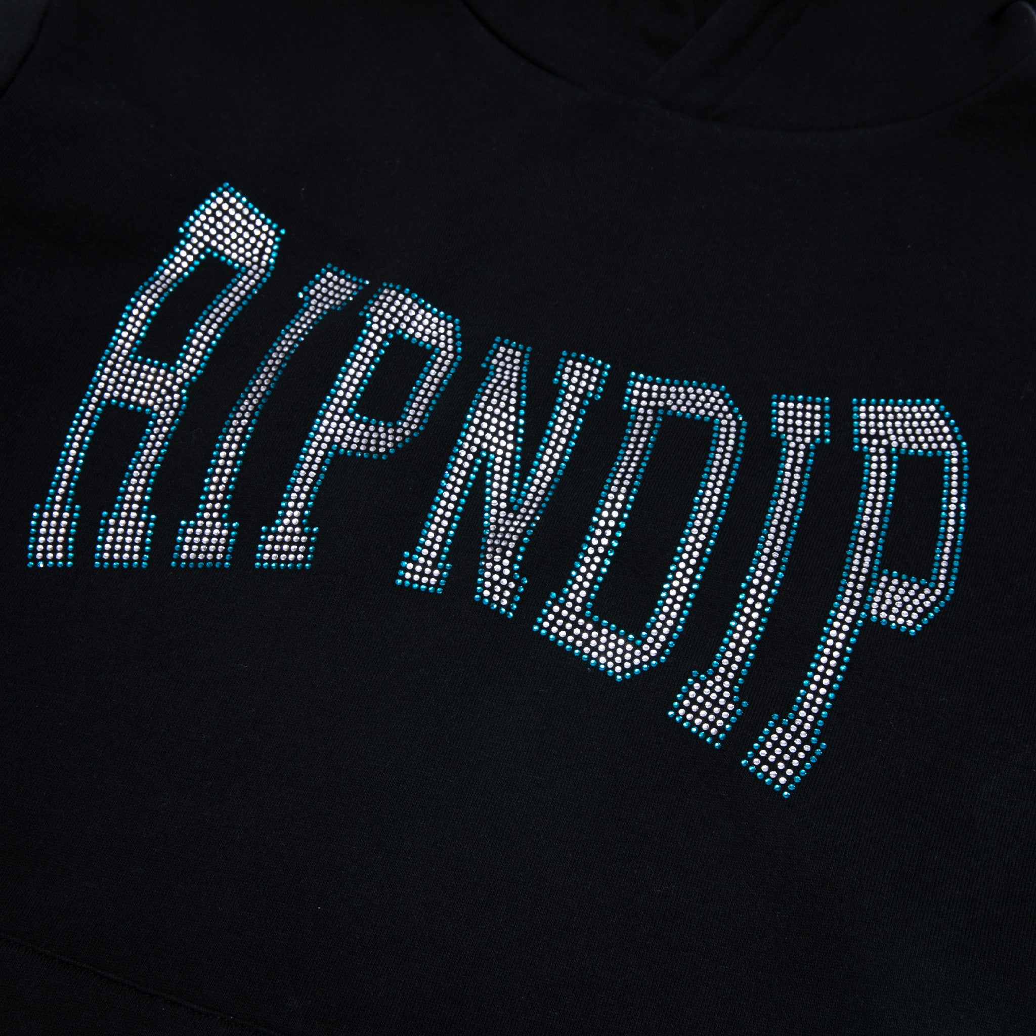 RIPNDIP Summer Revenge Rhinestone Hoodie (Black)