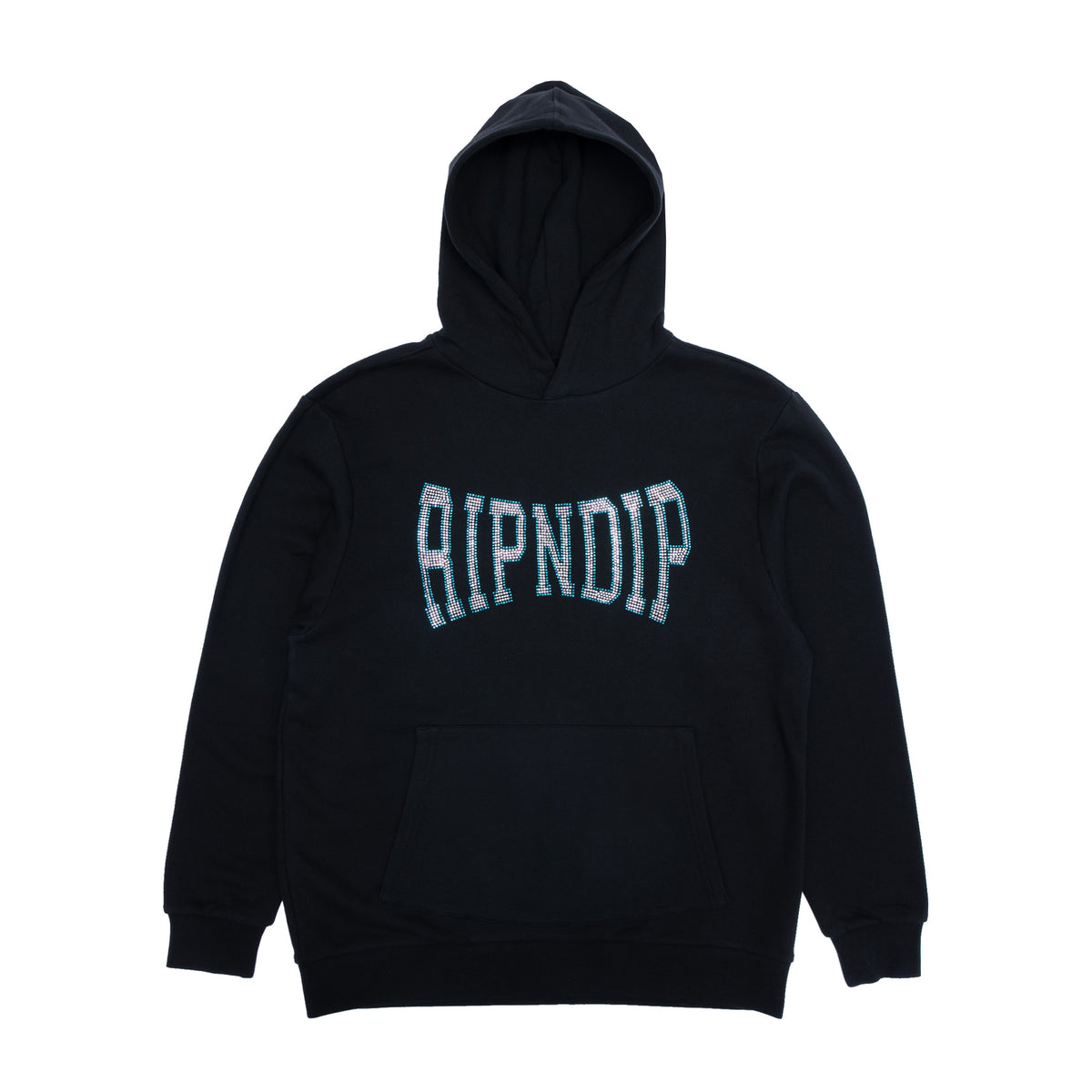 RIPNDIP Summer Revenge Rhinestone Hoodie (Black)