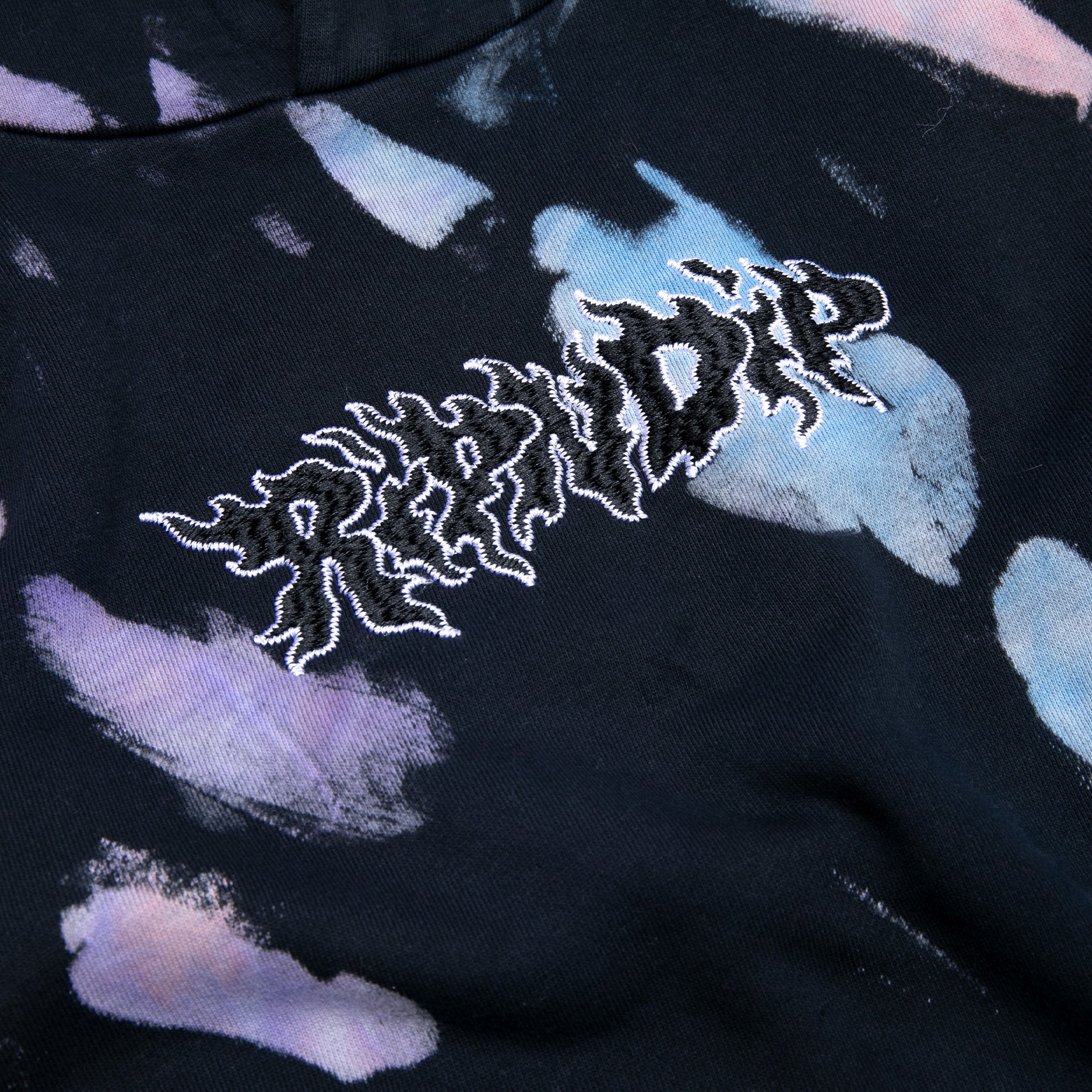 RIPNDIP Blaze Hoodie (Black/Peach/Purple Tie Dye)