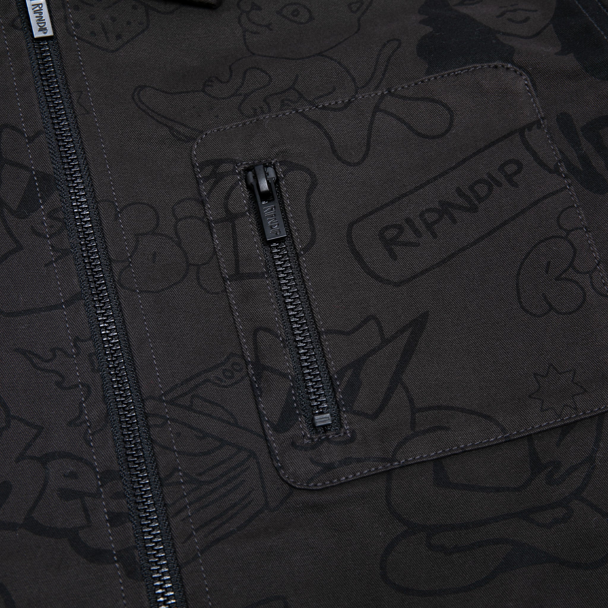 RIPNDIP Nerm Doodle Work Jacket (Chocolate)